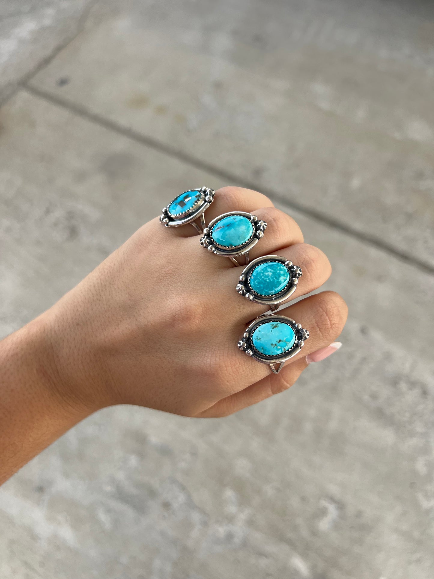 The Laramie Genuine Turquoise and Sterling Silver Ring