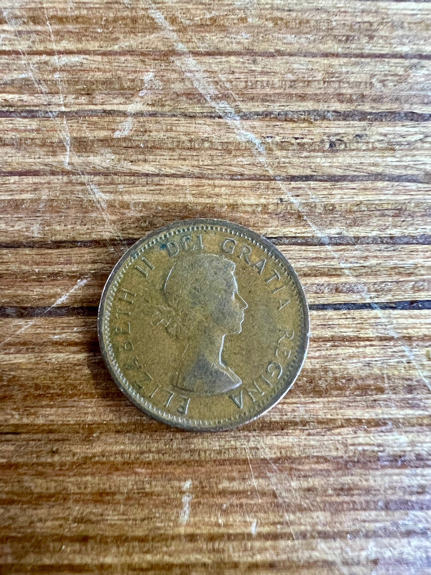Queen Elizabeth II Canada 1 Cent 1964 KG
