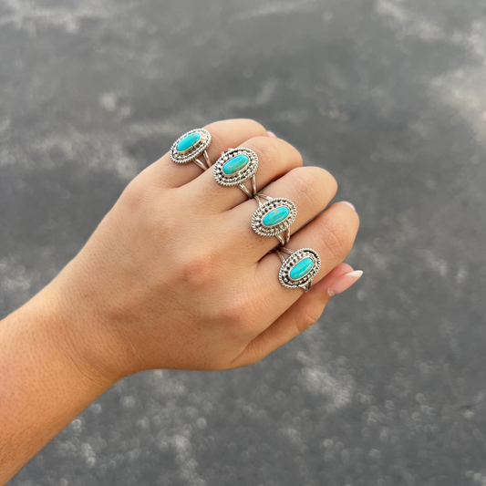 The Bryson Kingman Turquoise Sterling Silver Ring