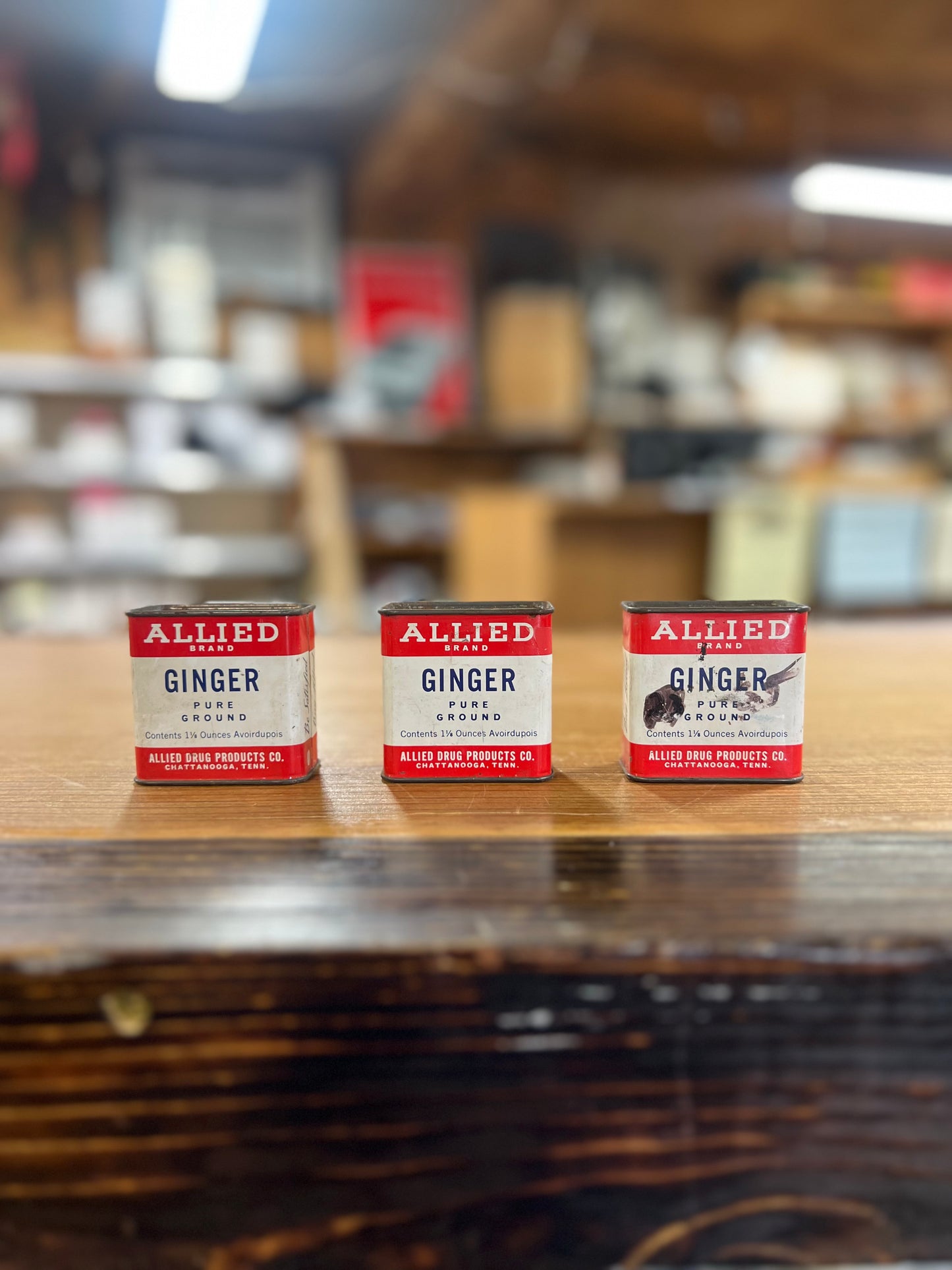 Vintage Allied Ginger Can