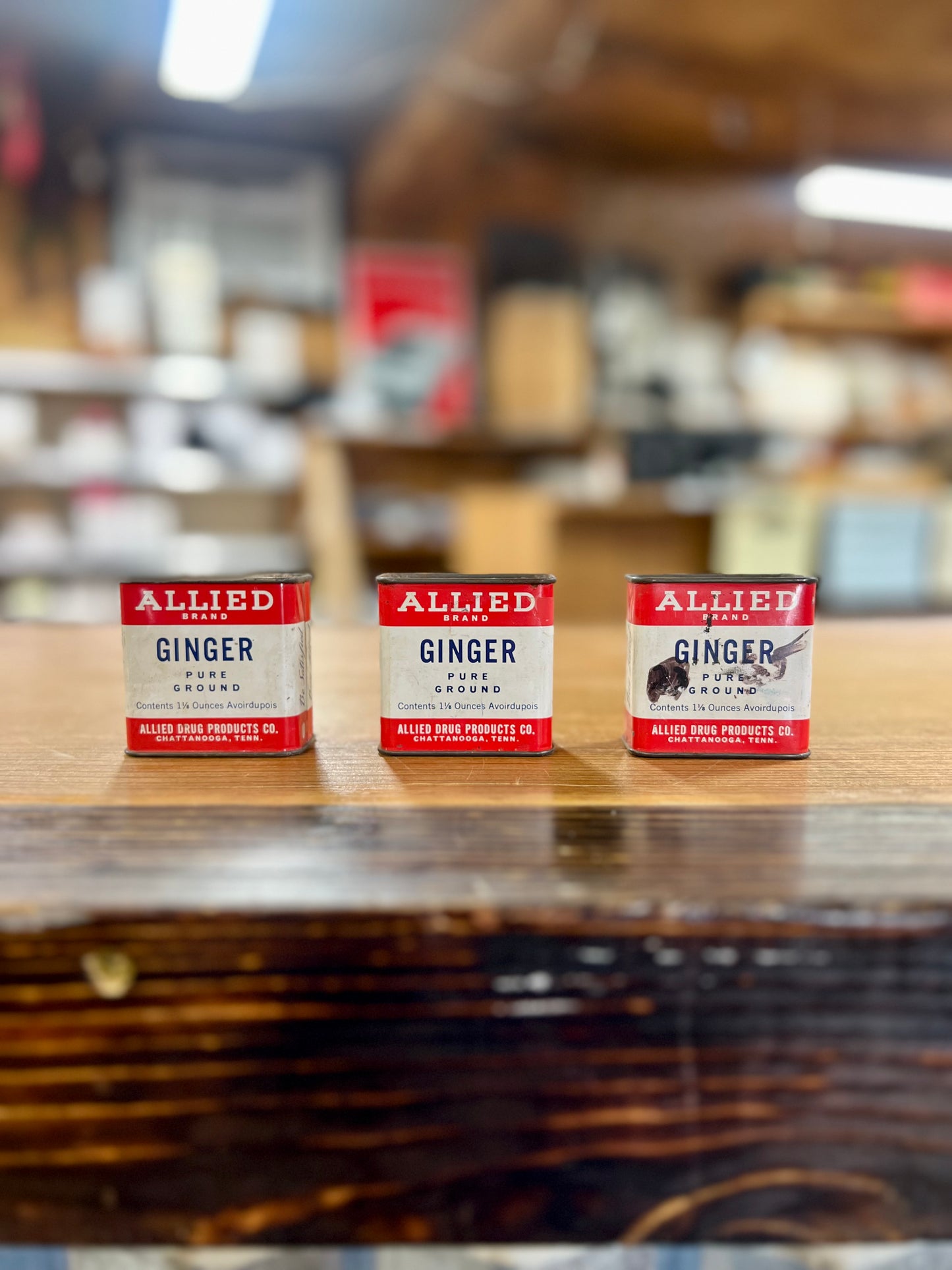 Vintage Allied Ginger Can