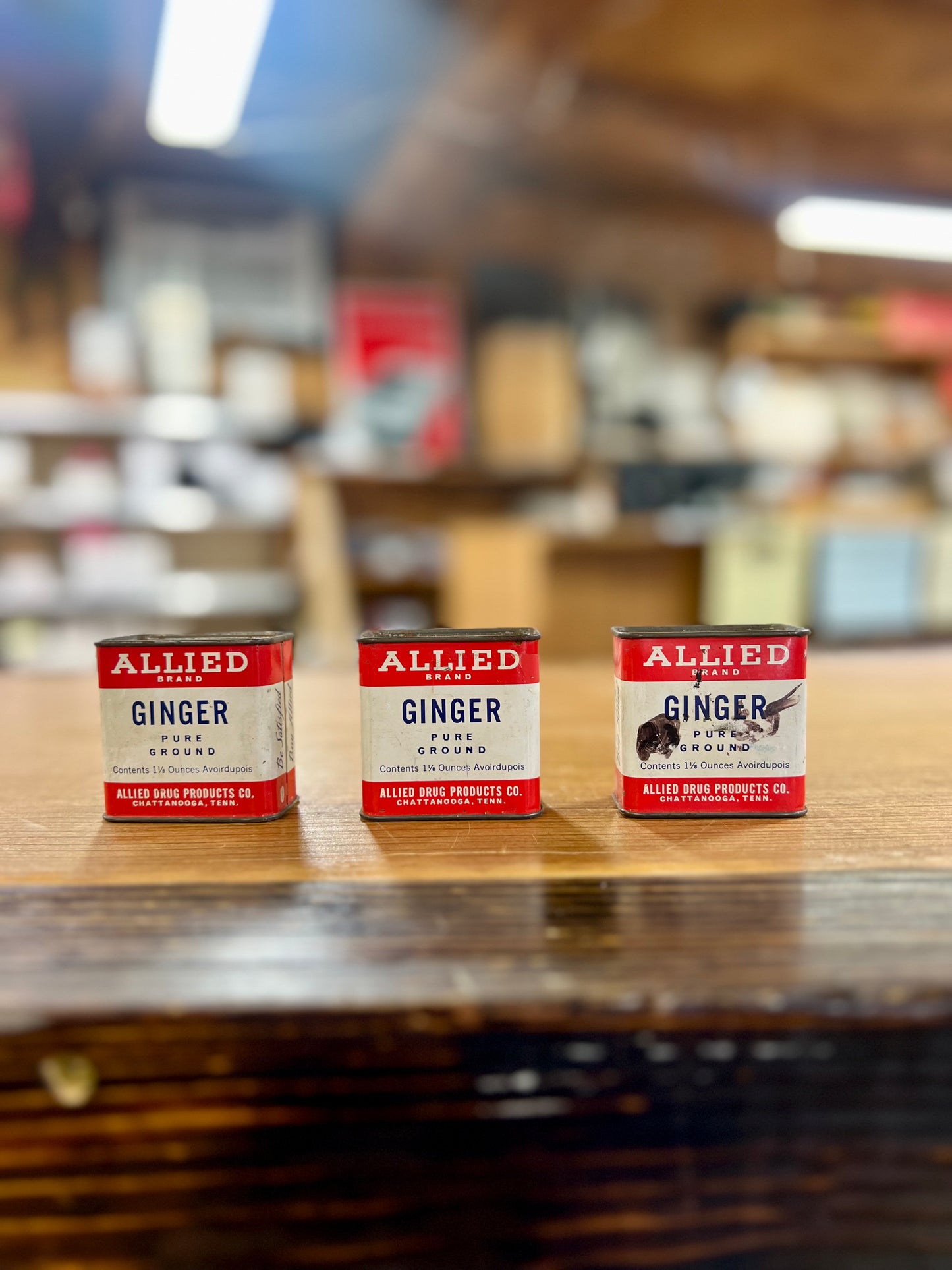 Vintage Allied Ginger Can