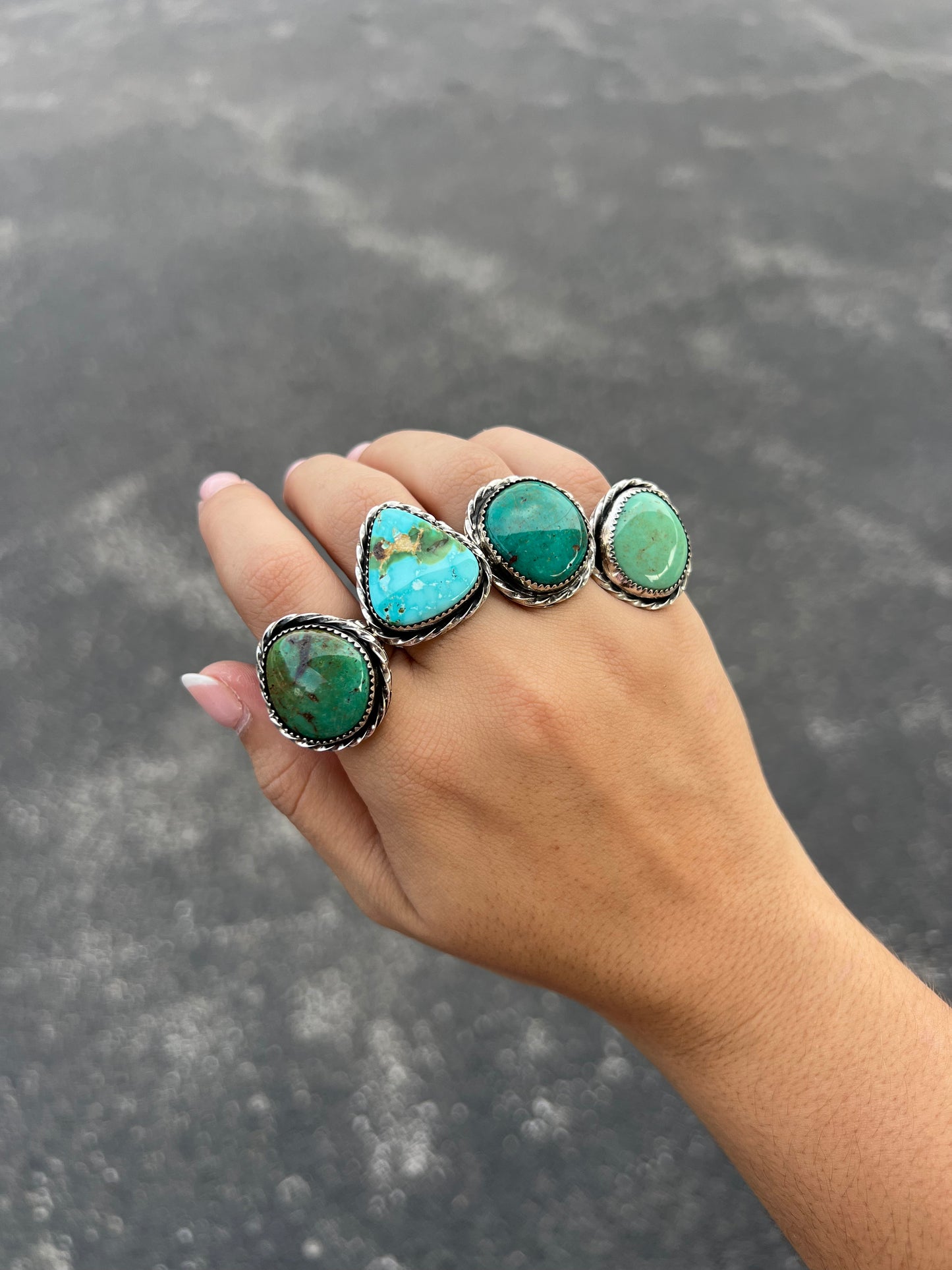 The Della Turquoise Sterling Silver Ring