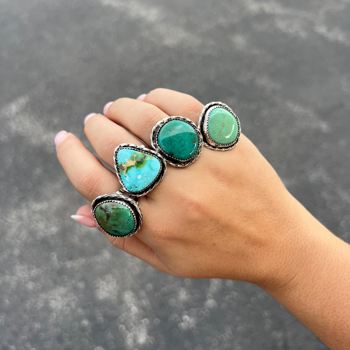 The Della Turquoise Sterling Silver Ring