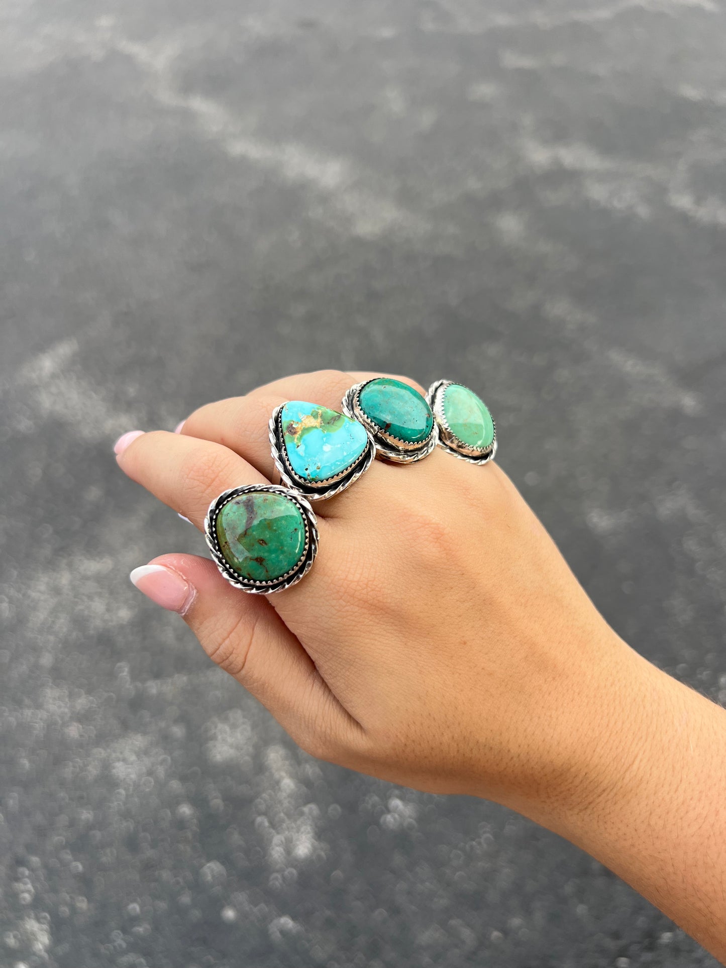 The Della Turquoise Sterling Silver Ring
