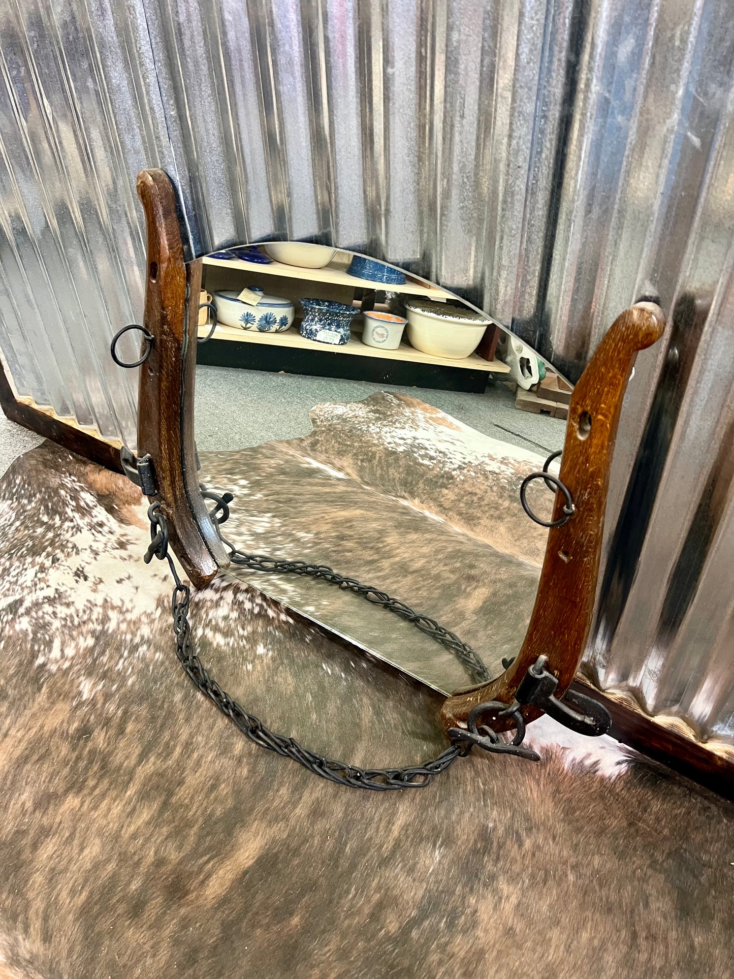 Vintage Horse Hame Mirror