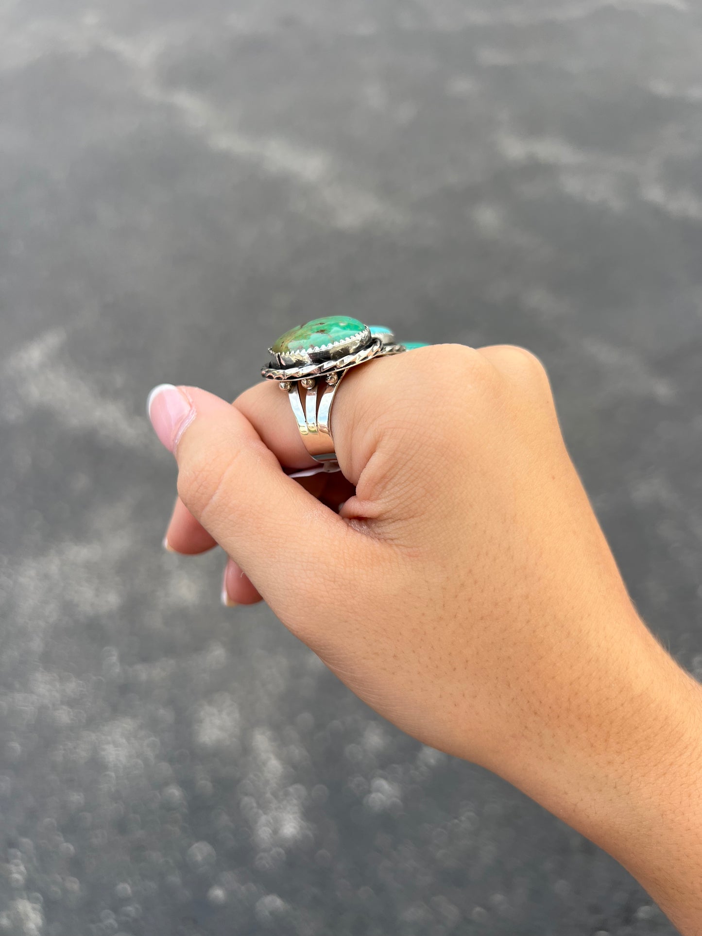 The Della Turquoise Sterling Silver Ring