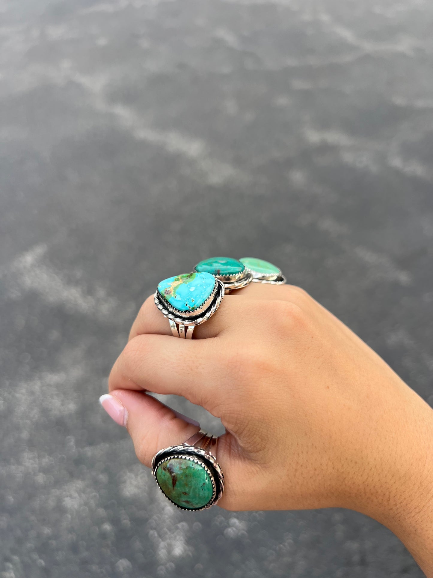 The Della Turquoise Sterling Silver Ring