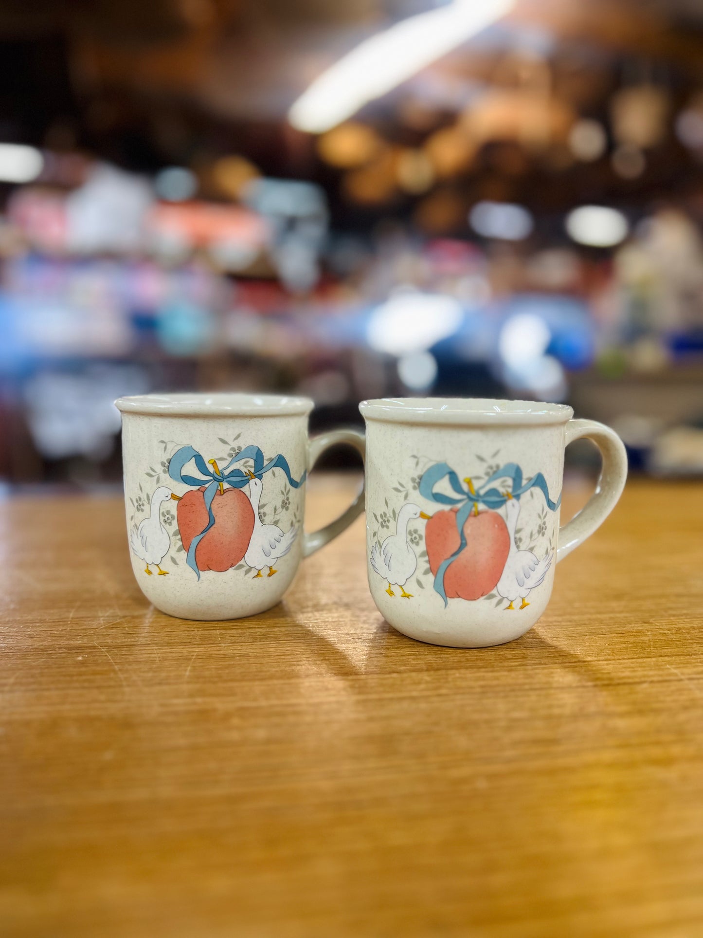 Vintage Marmalade Geese Mugs - Set of 2