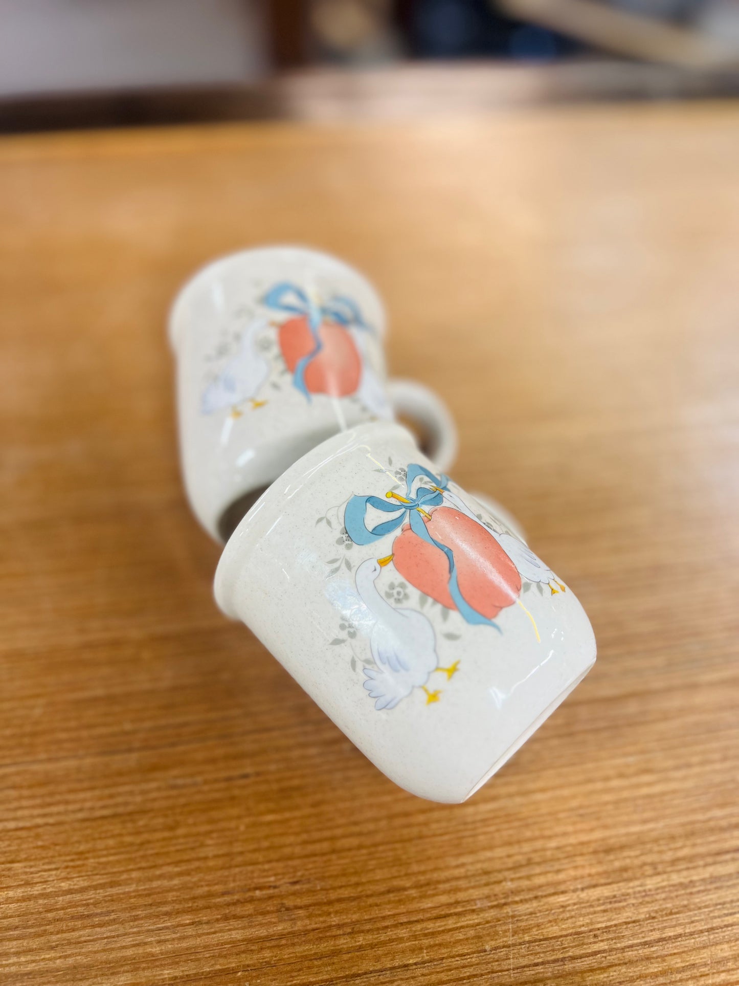 Vintage Marmalade Geese Mugs - Set of 2
