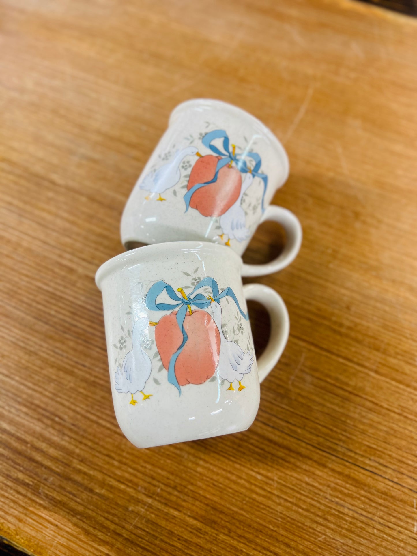 Vintage Marmalade Geese Mugs - Set of 2