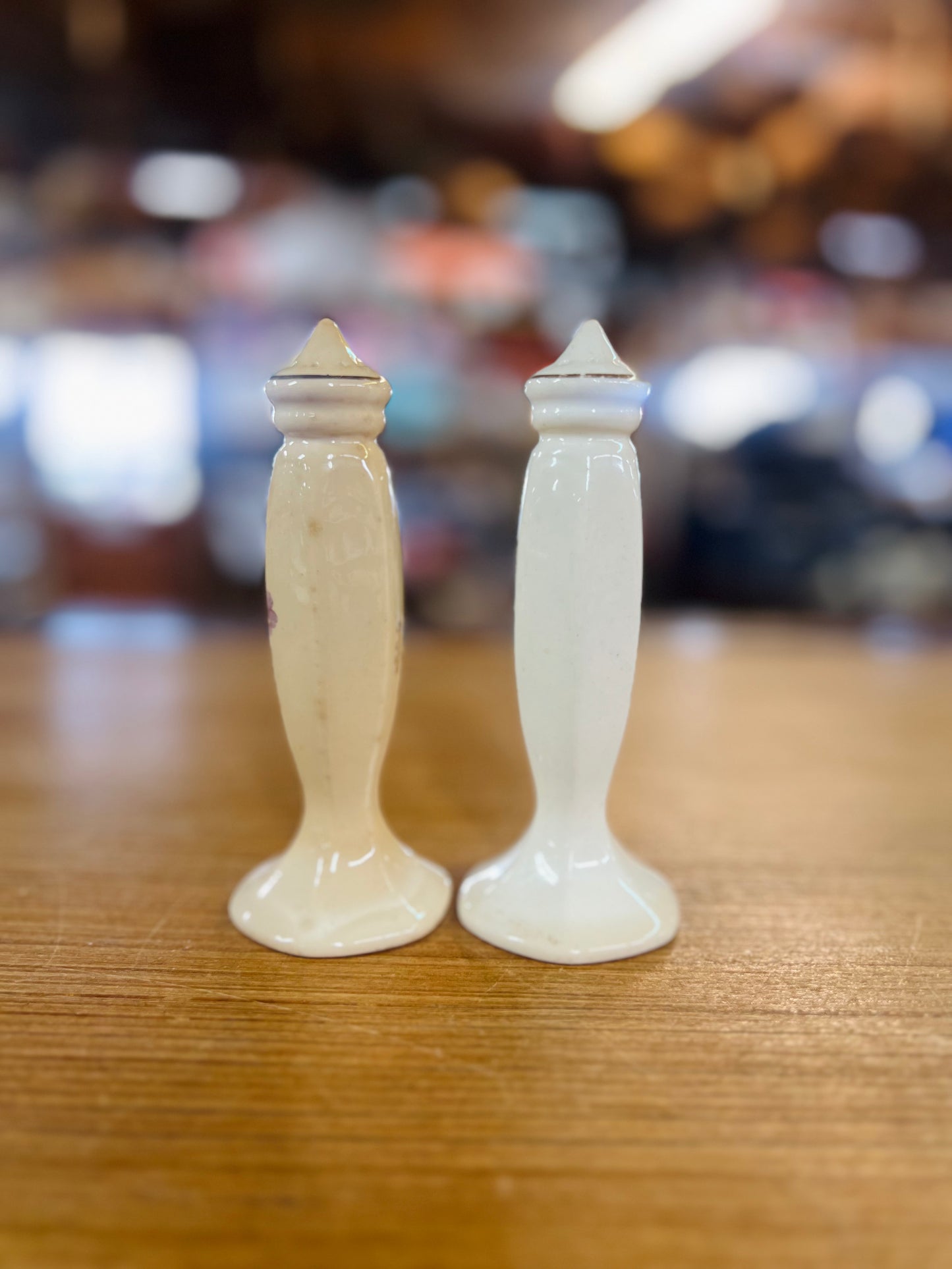 Vintage Poppy Flower Salt and Pepper Shakers Set