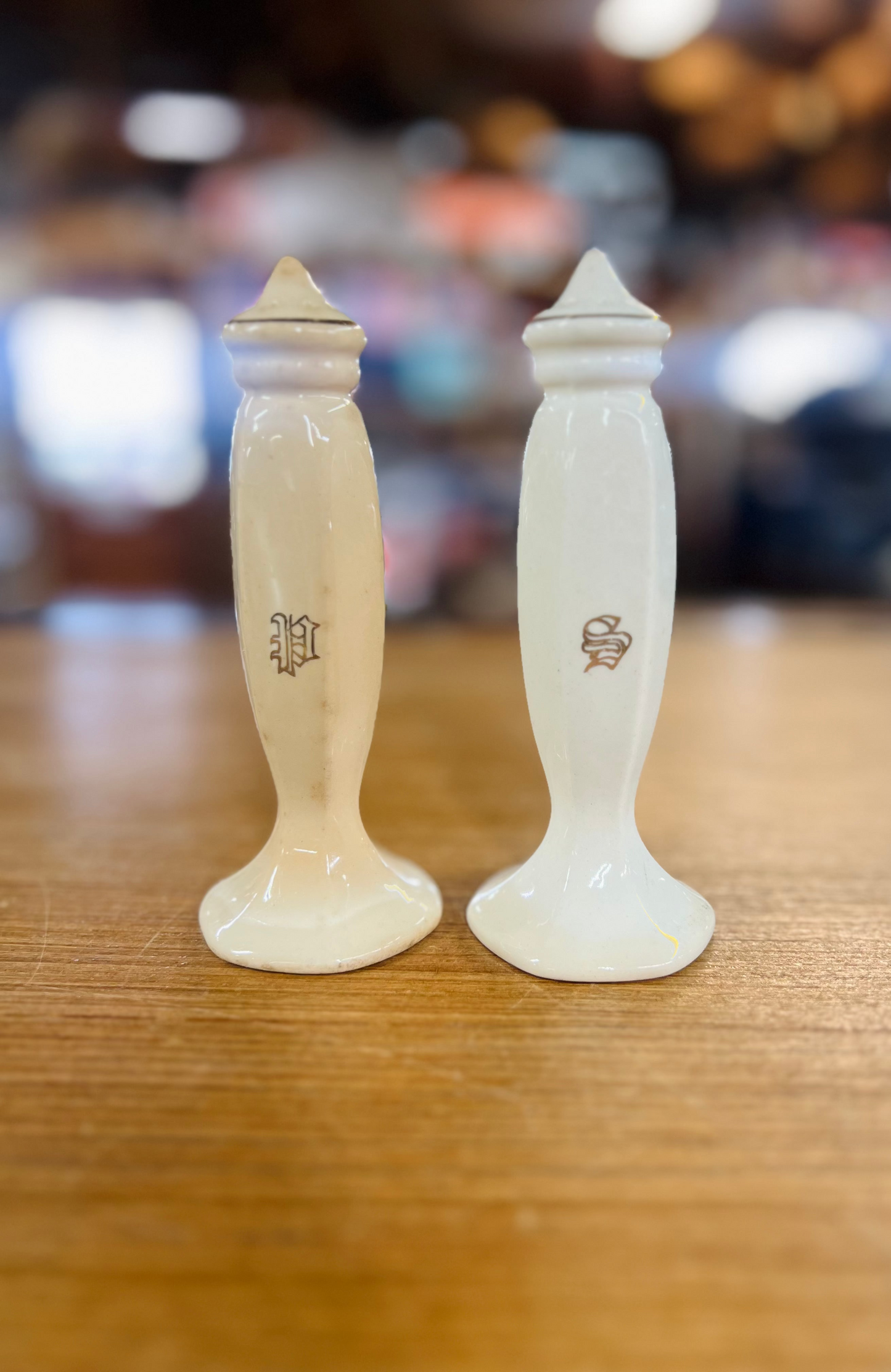 Vintage Poppy Flower Salt and Pepper Shakers Set