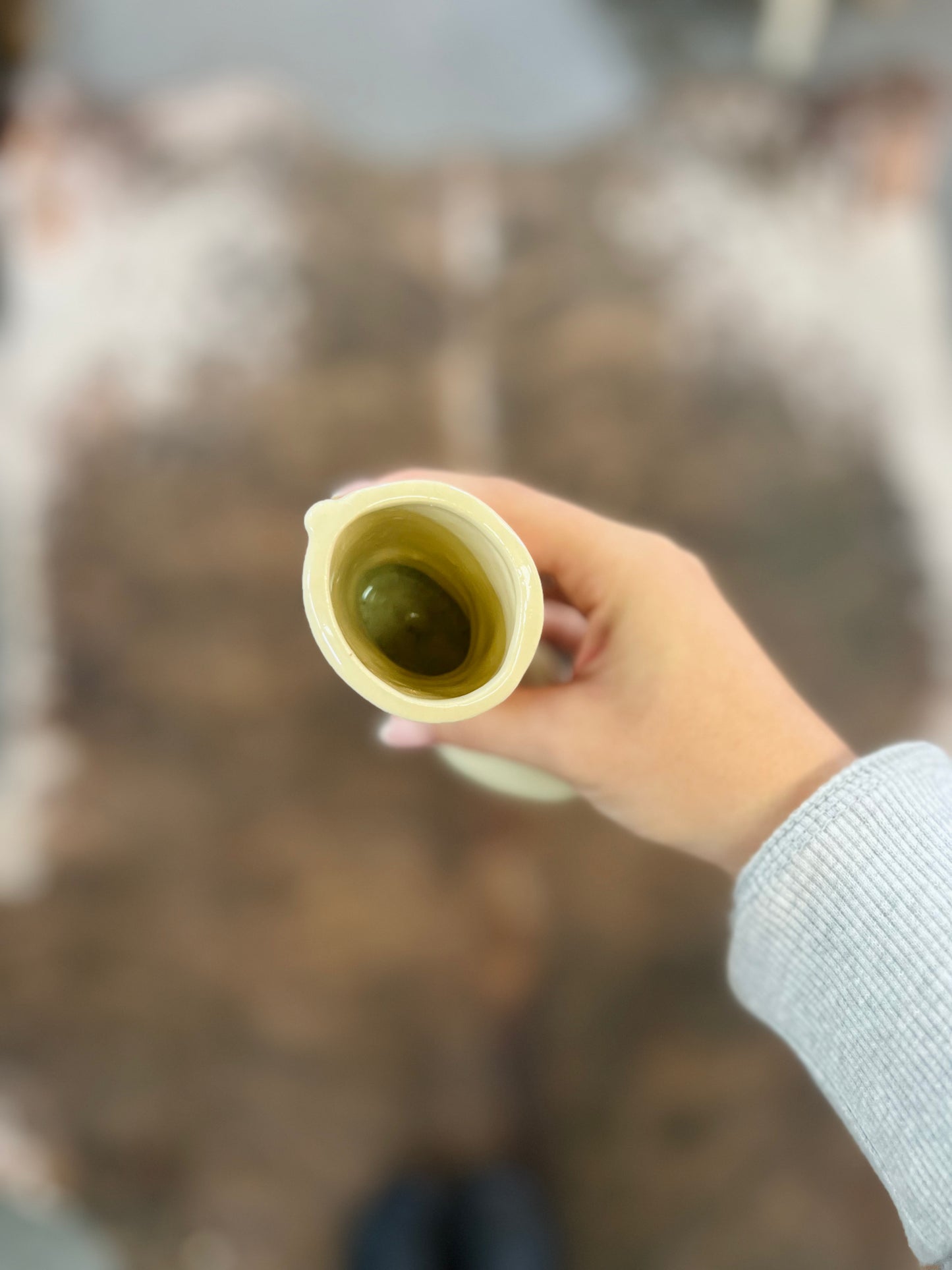 Vintage Ceramic Boot Vase Planter