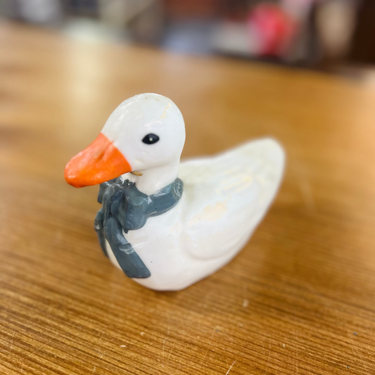Unique* Duck Candle with Blue Bow