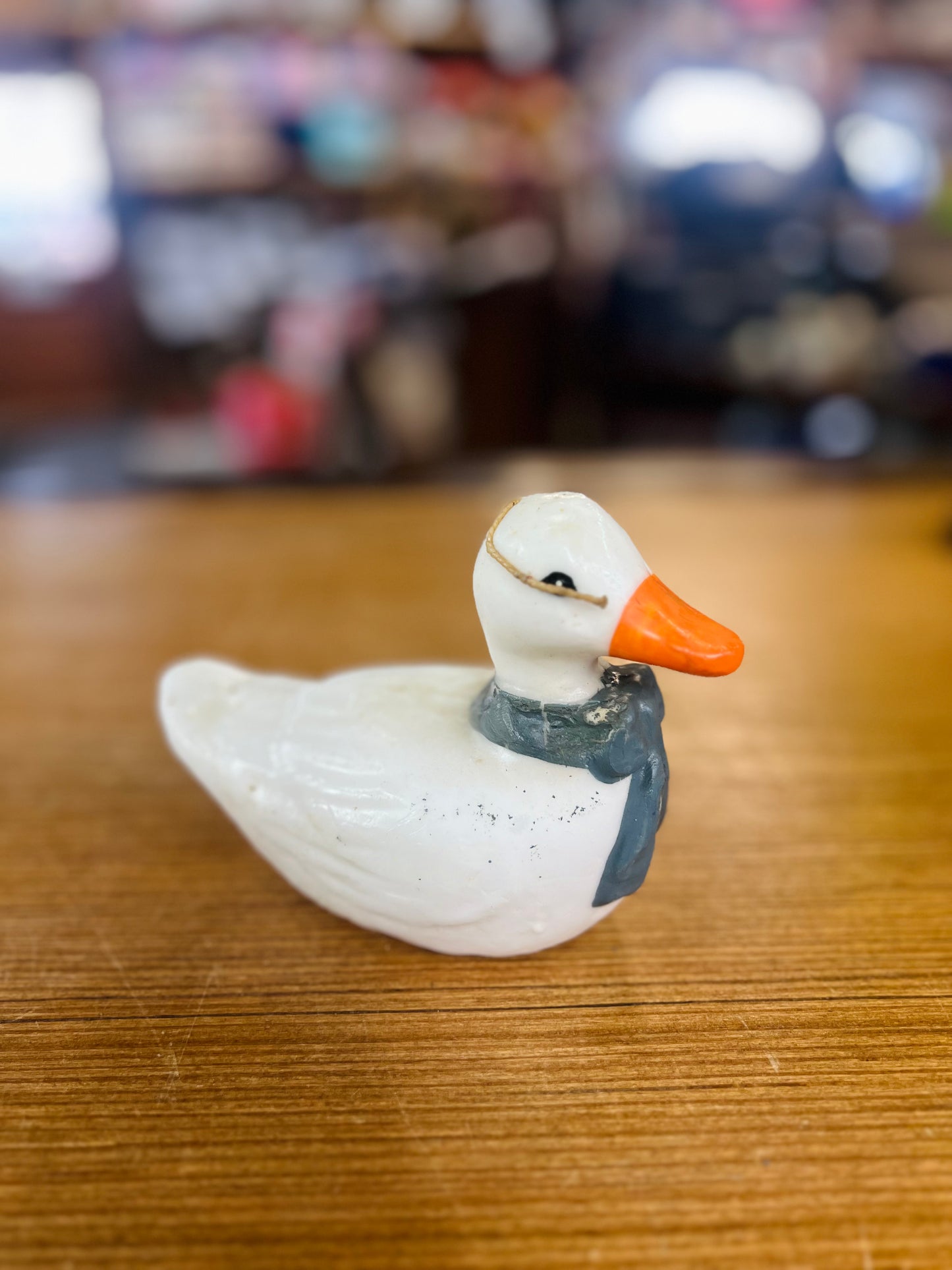 Unique* Duck Candle with Blue Bow