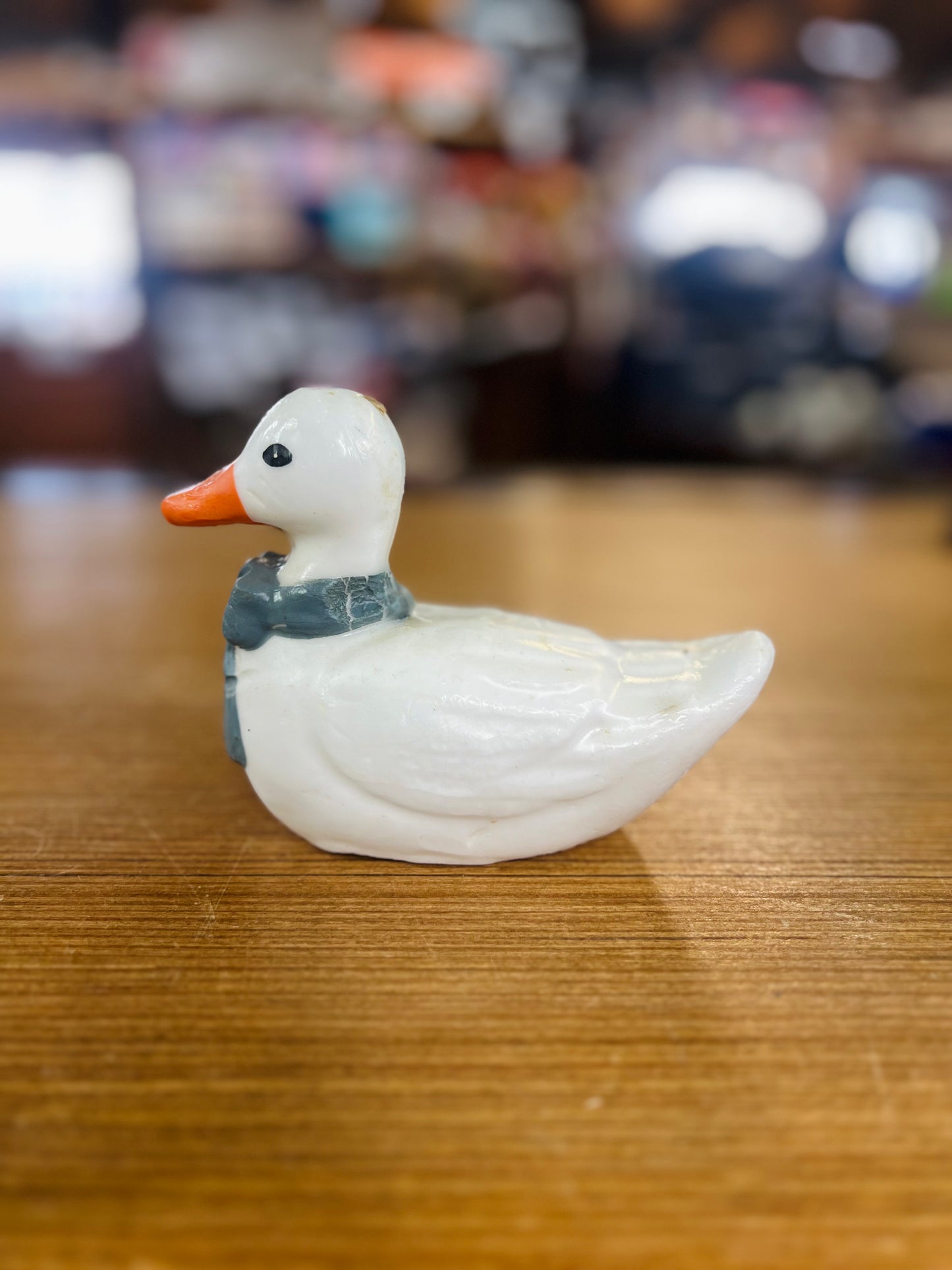 Unique* Duck Candle with Blue Bow
