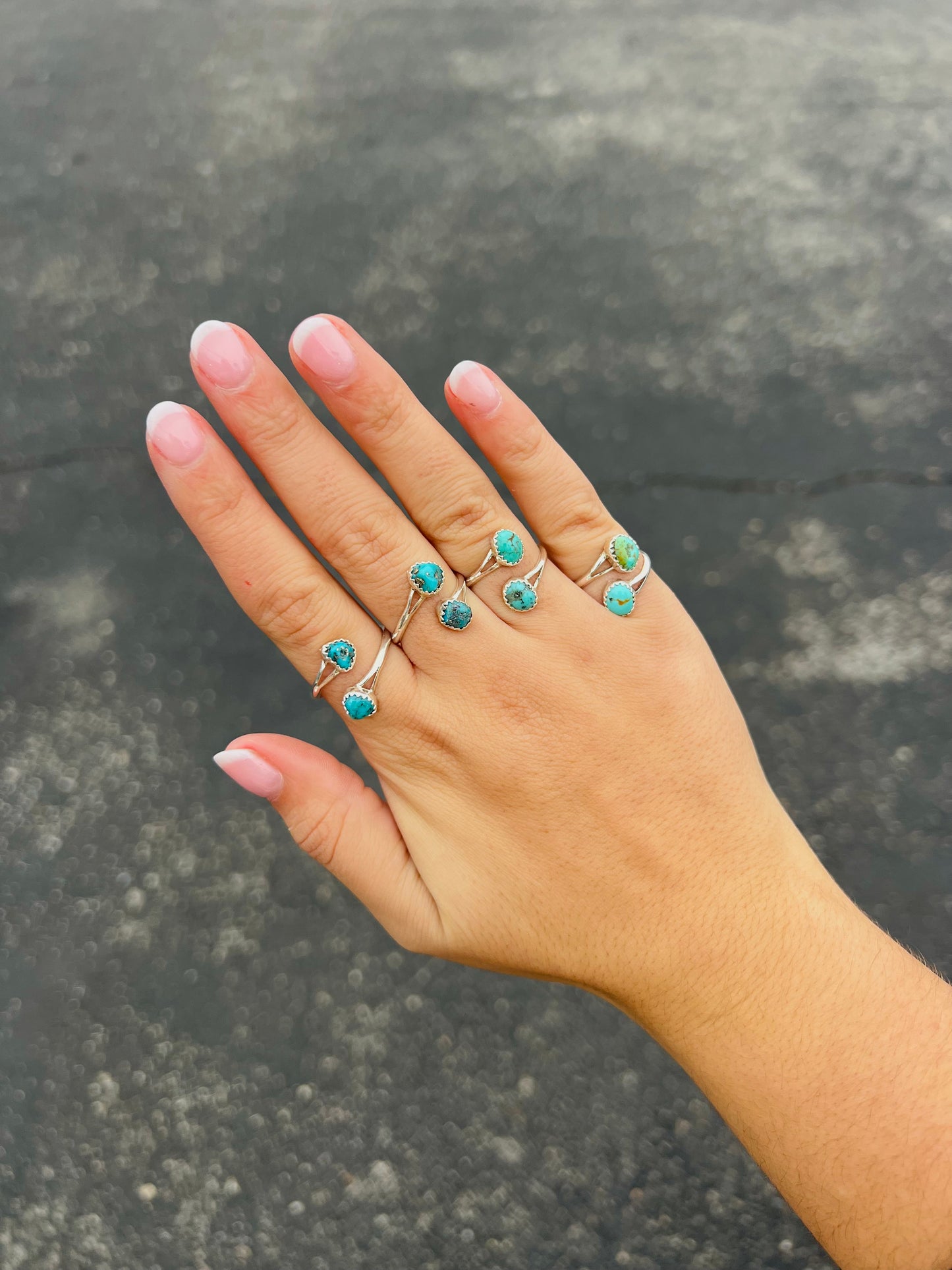 Genuine Turquoise Wrap Ring