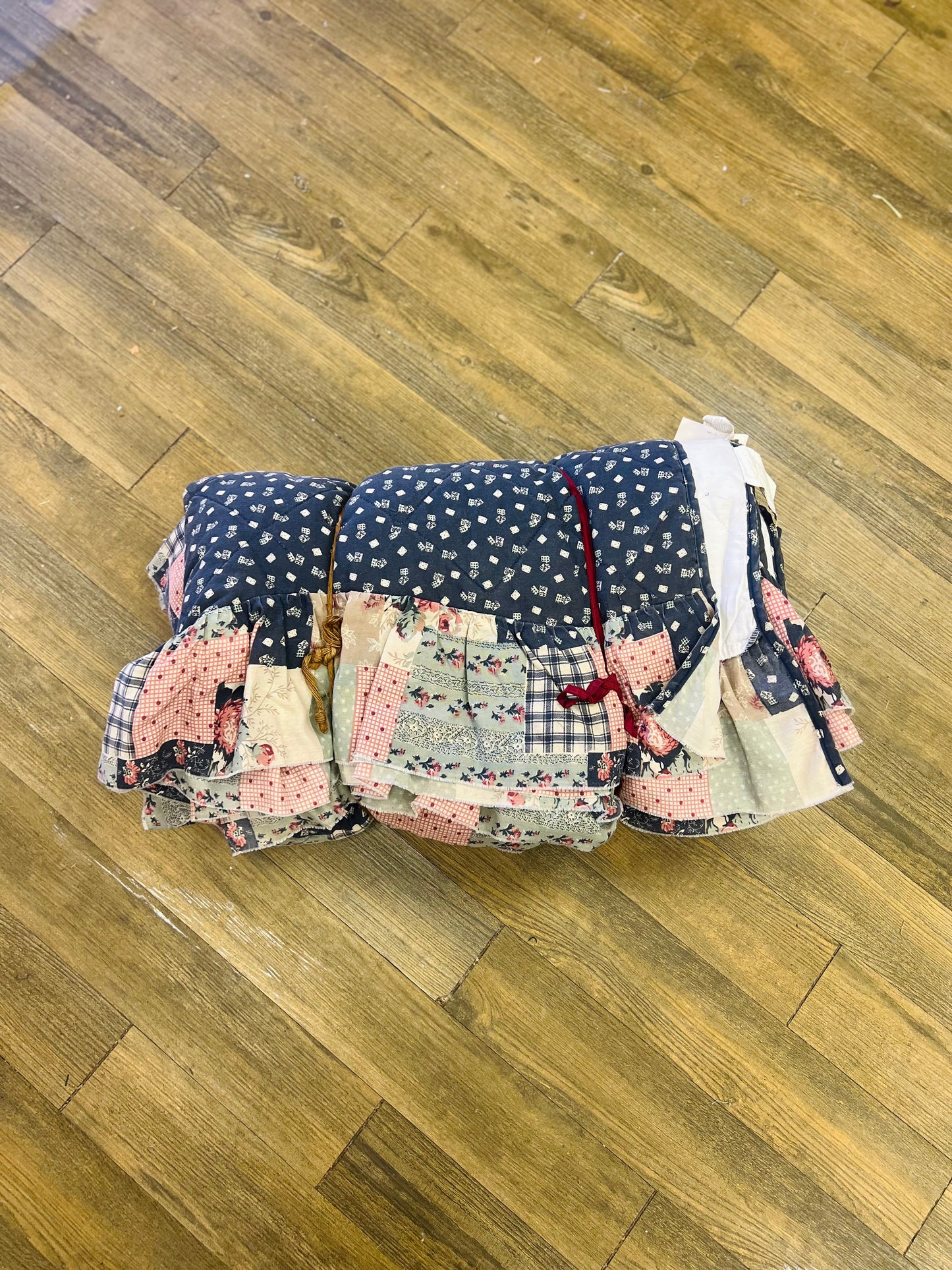 Vintage 1980's Fortel Patchwork Quilt