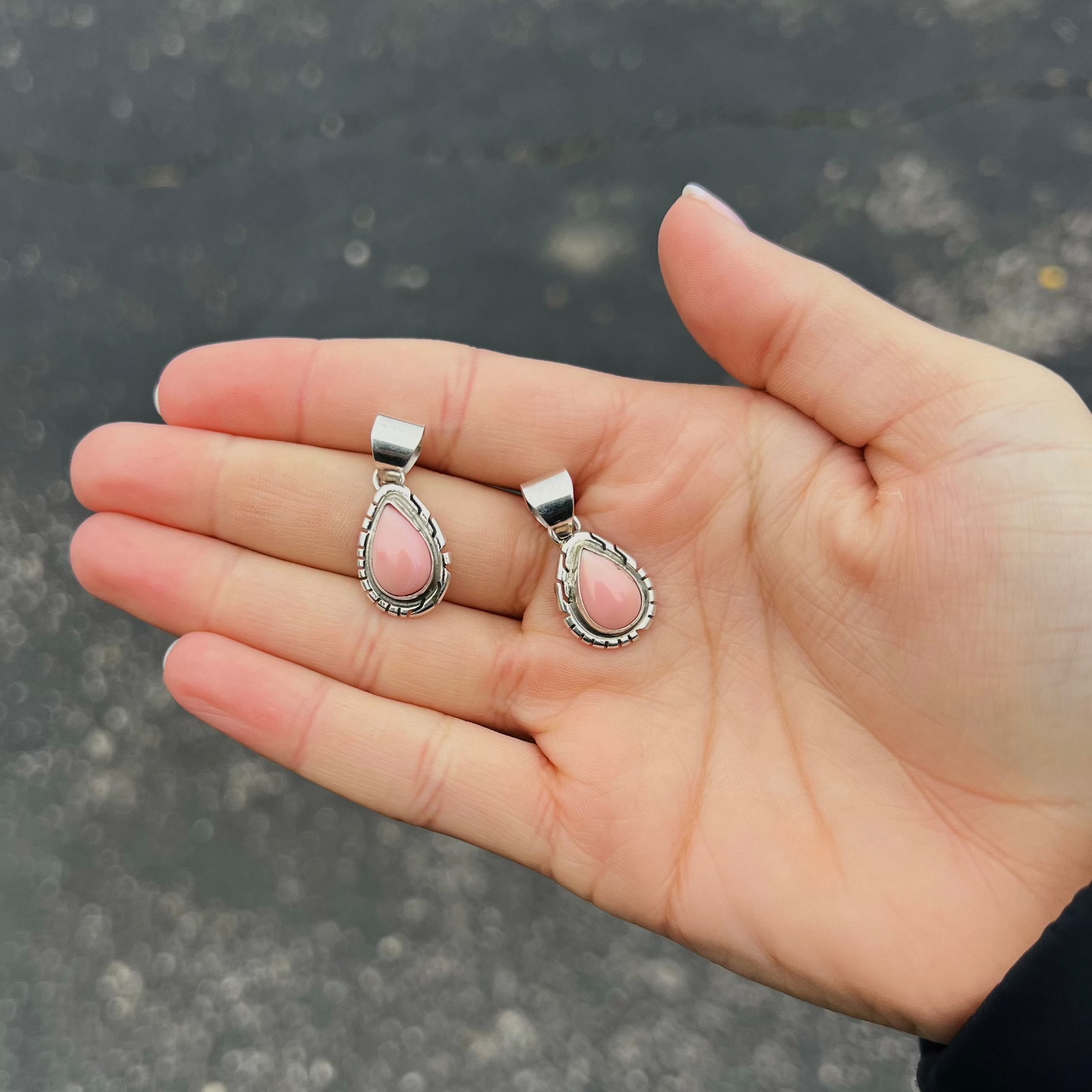 The Piper Pink Conch Sterling Silver Pendant