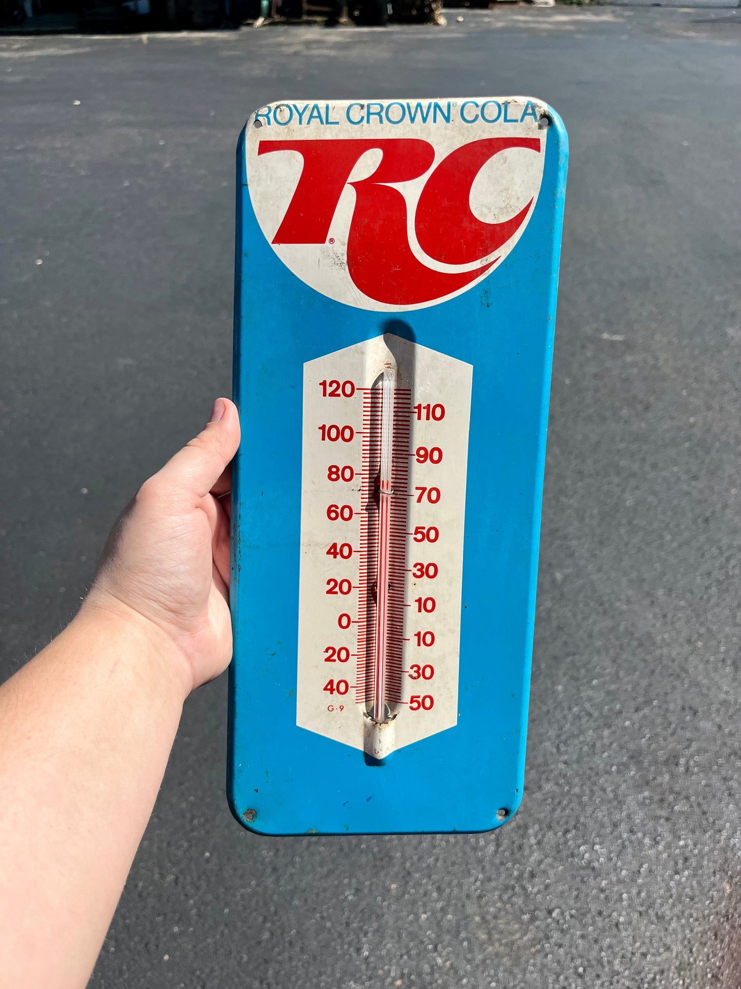 Vintage RC Royal Crown Cola Thermometer