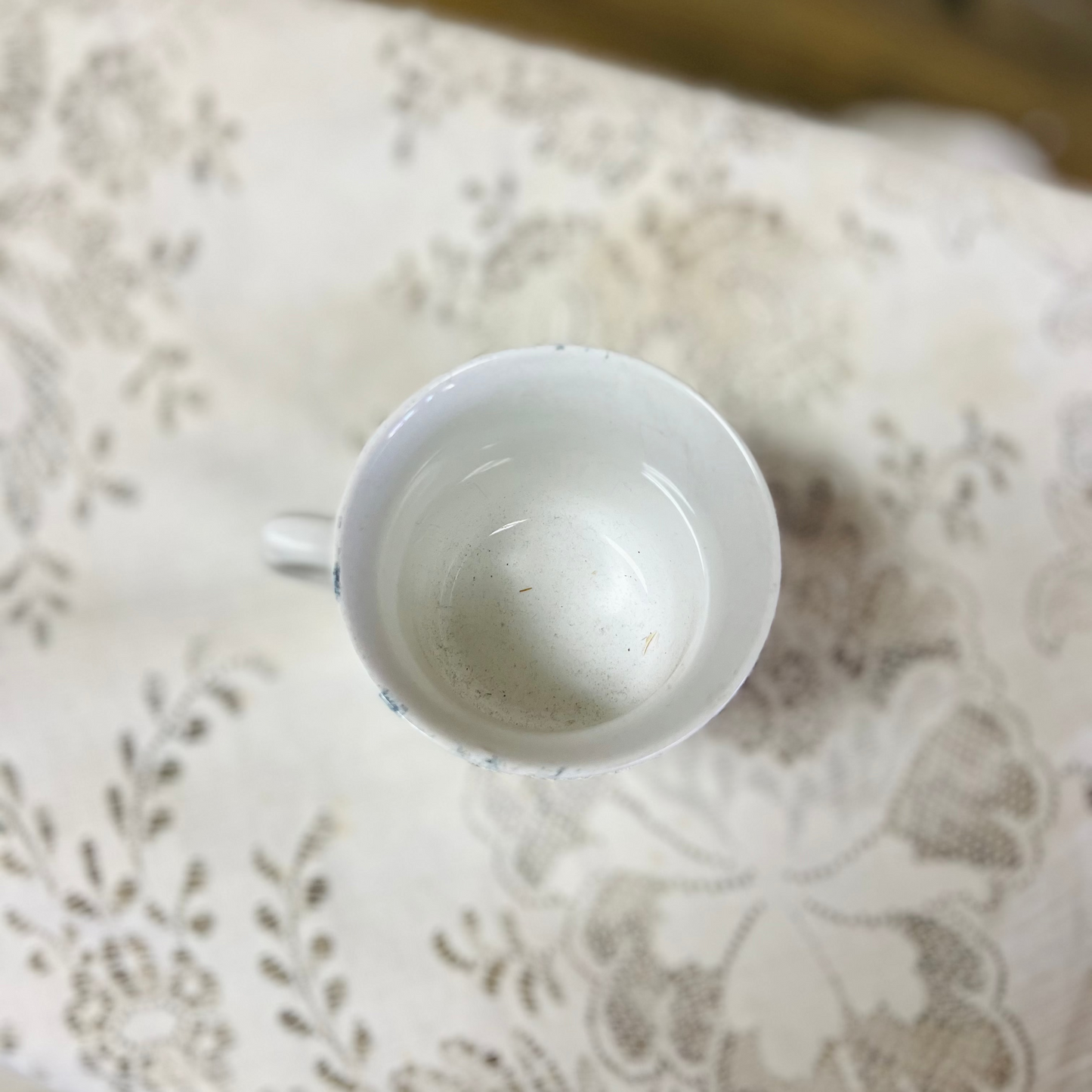 Vintage Newcor Stoneware Countryside Geese Coffee Mug