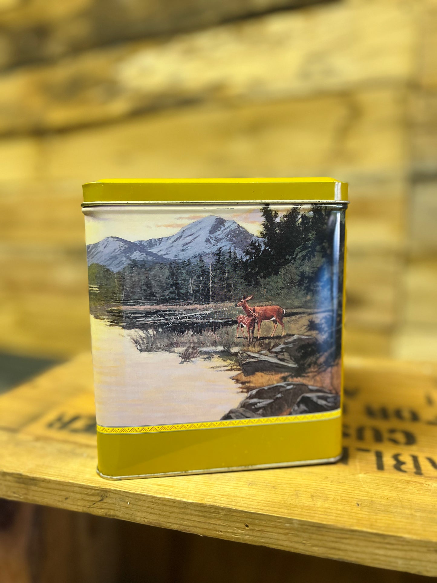 Vintage Red Man Golden Blend Tin Canister - 1992 Limited Edition