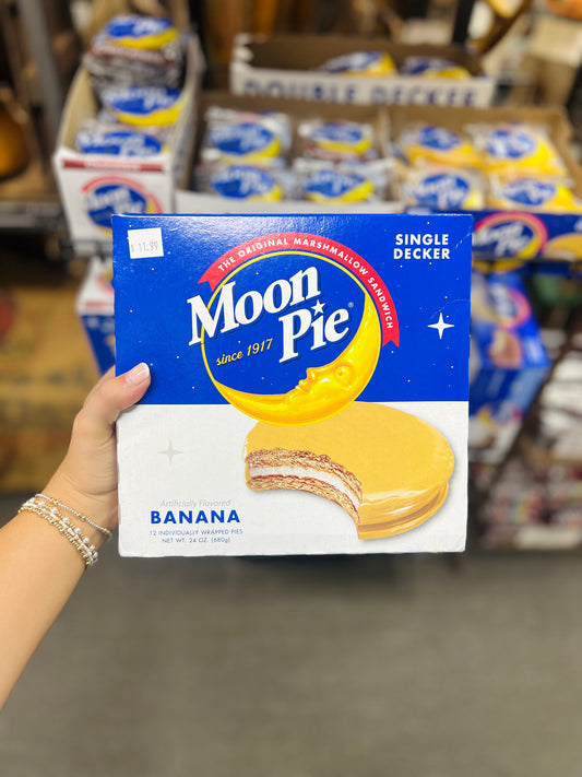 MoonPie Banana Single Decker - Box of 12