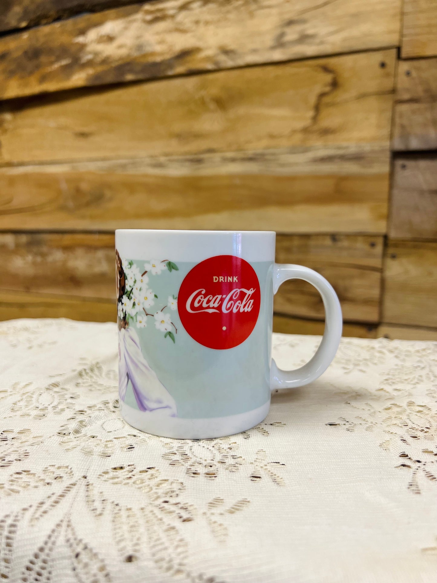 Vintage Coca Cola Advertising Mug "You taste its quality"