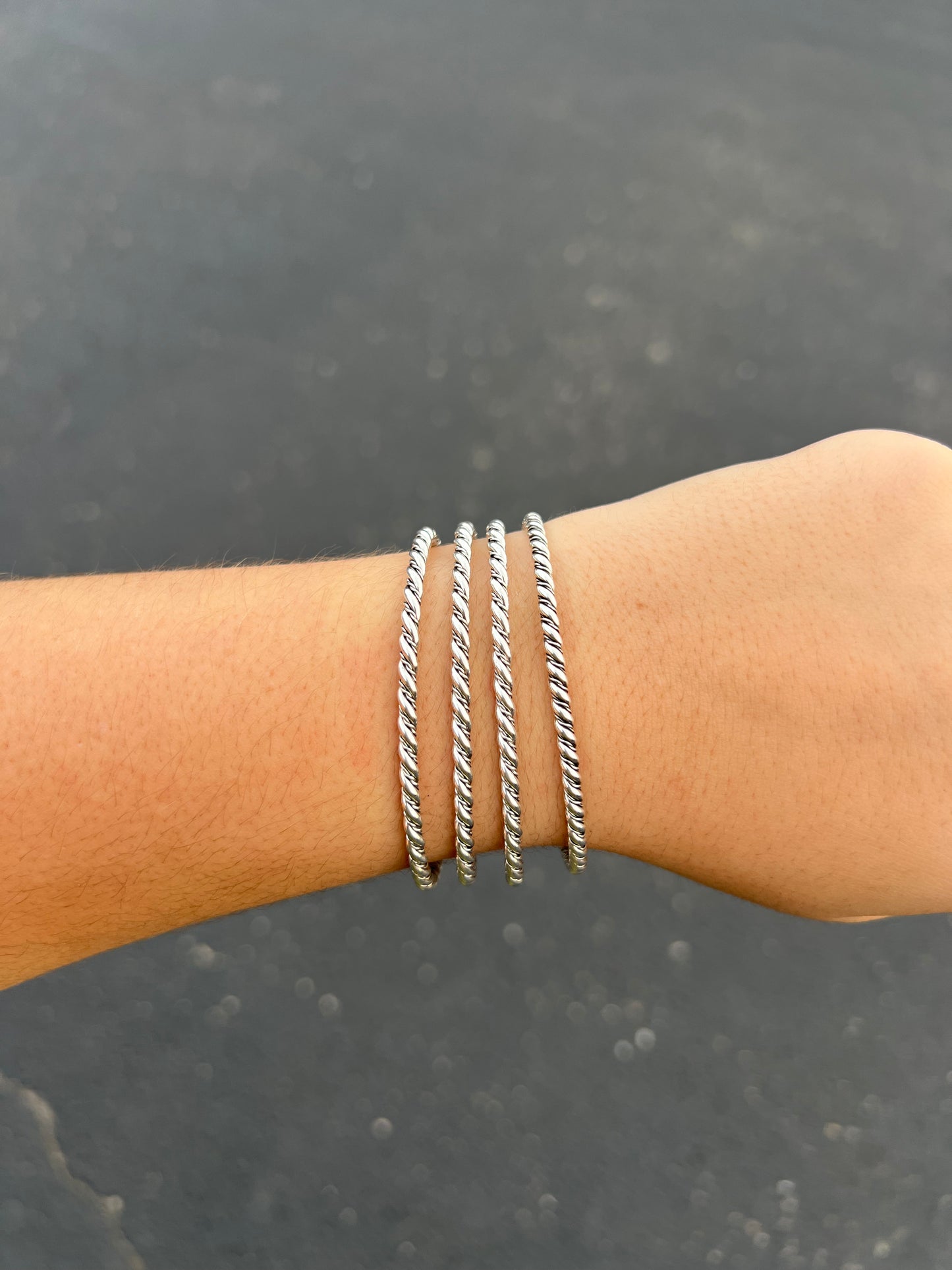 Twisted Sterling Silver Cuff