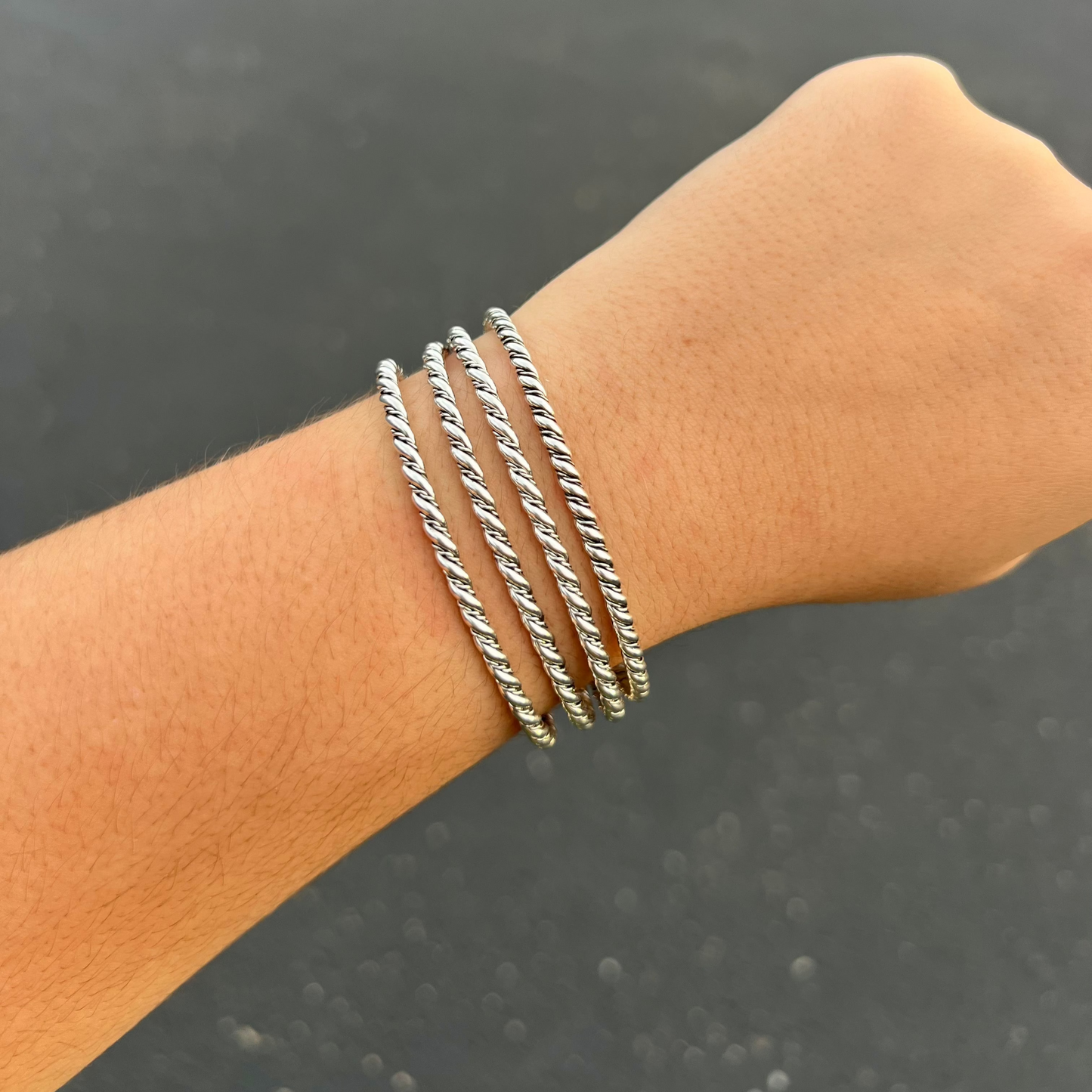 Twisted Sterling Silver Cuff