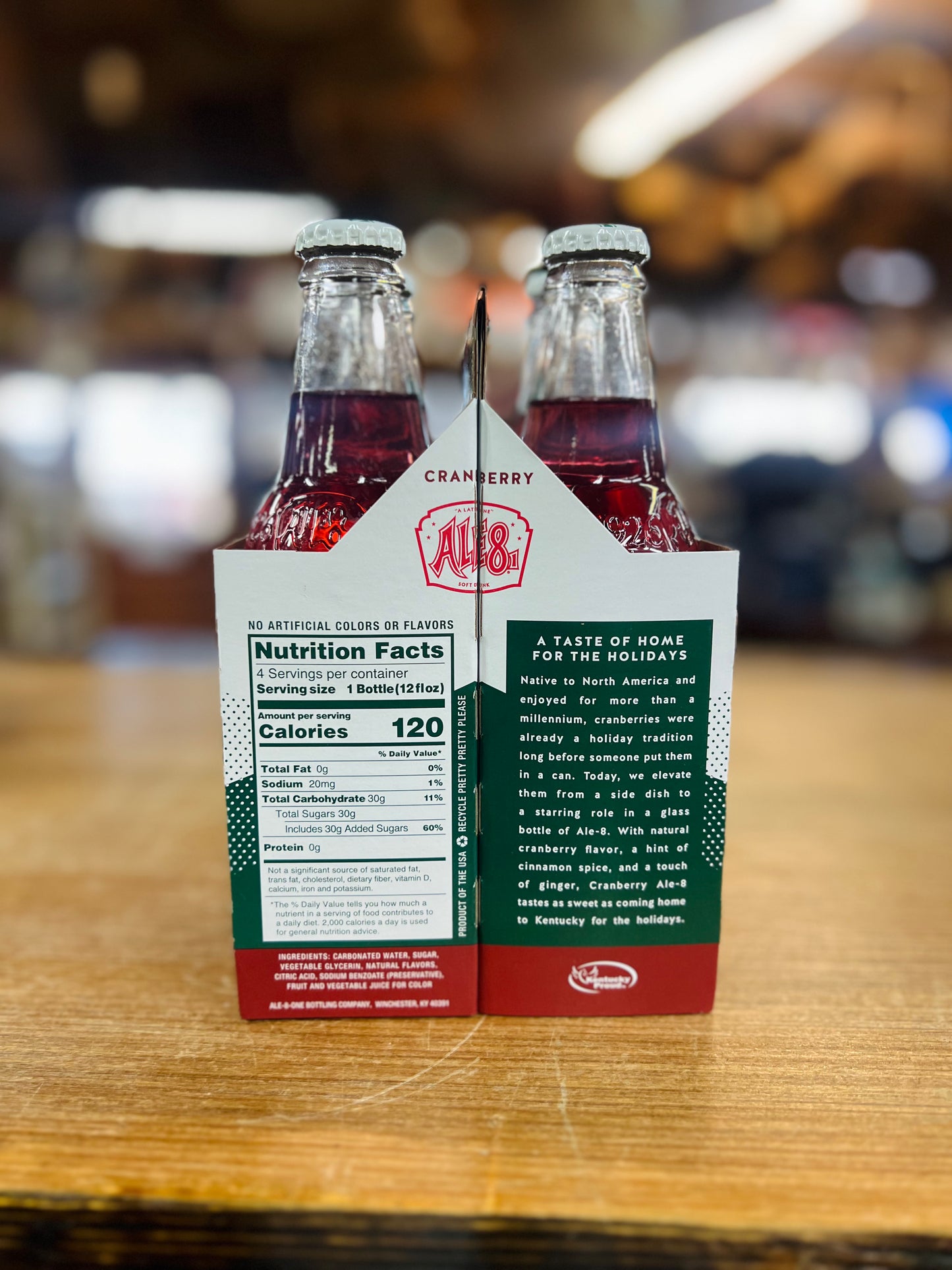 Ale-8-One Cranberry Soft Drink - Case of 4