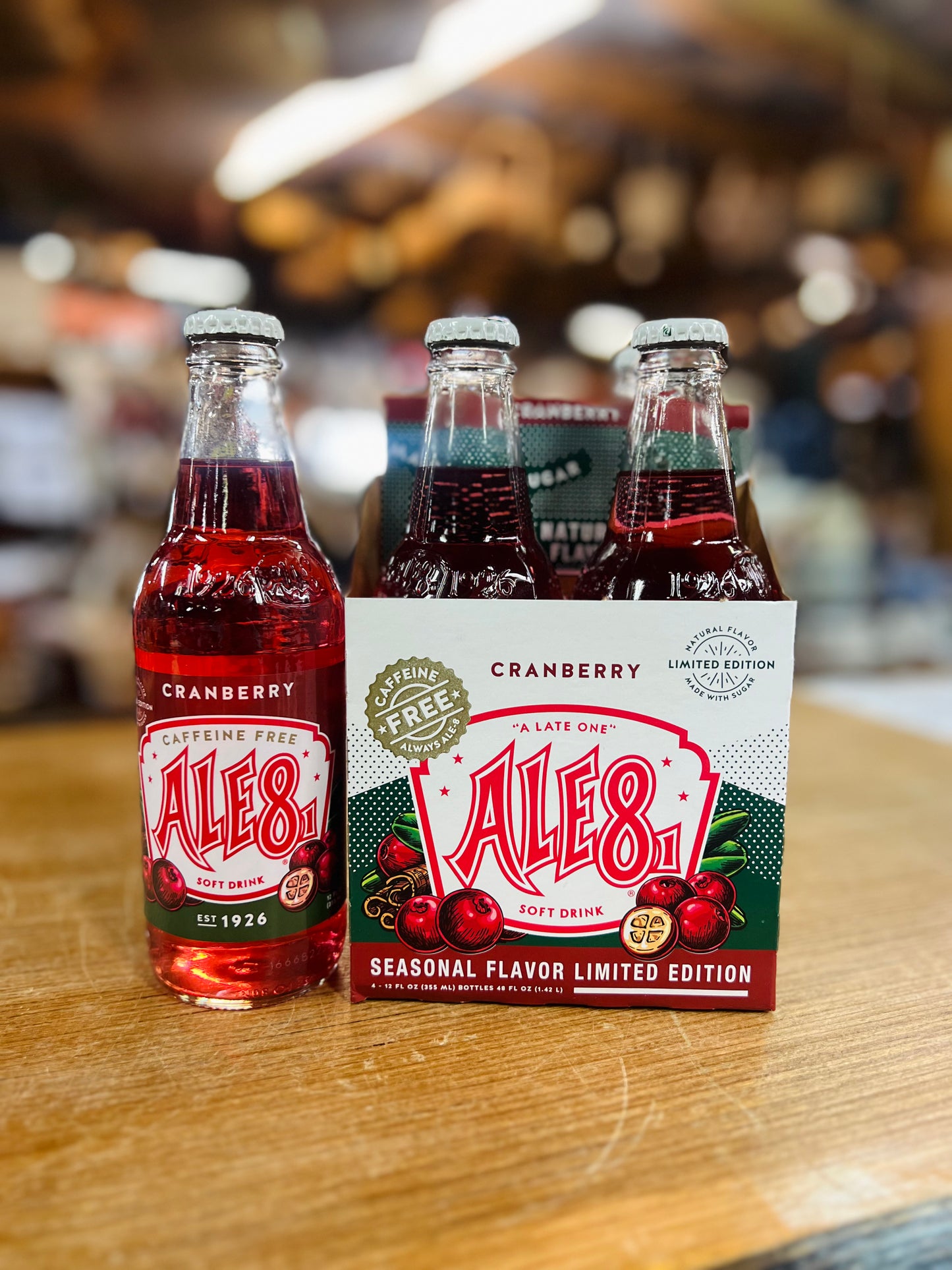 Ale-8-One Cranberry Soft Drink - Case of 4