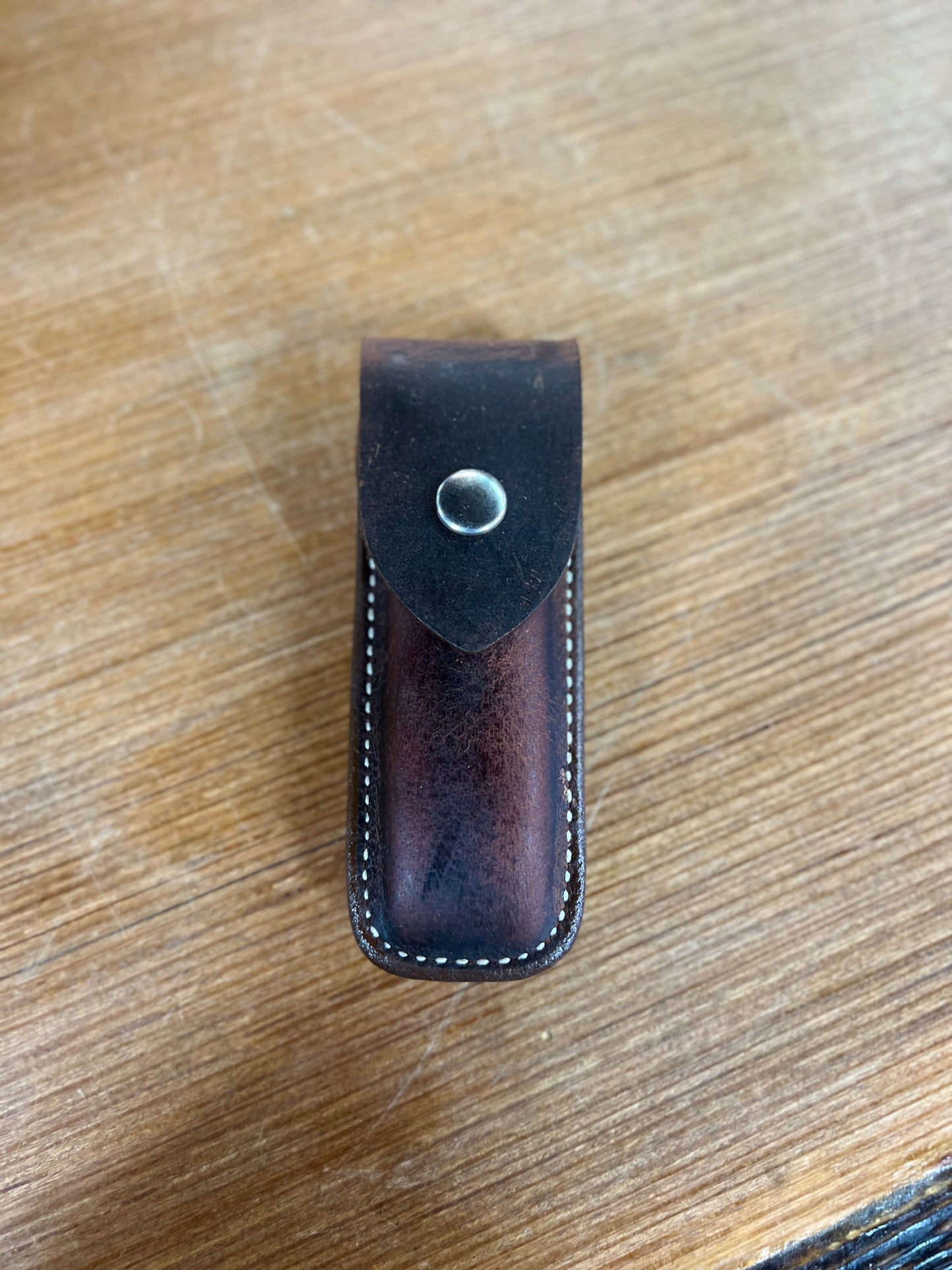 Buck 110 Genuine Leather Knife Case - Plain Design