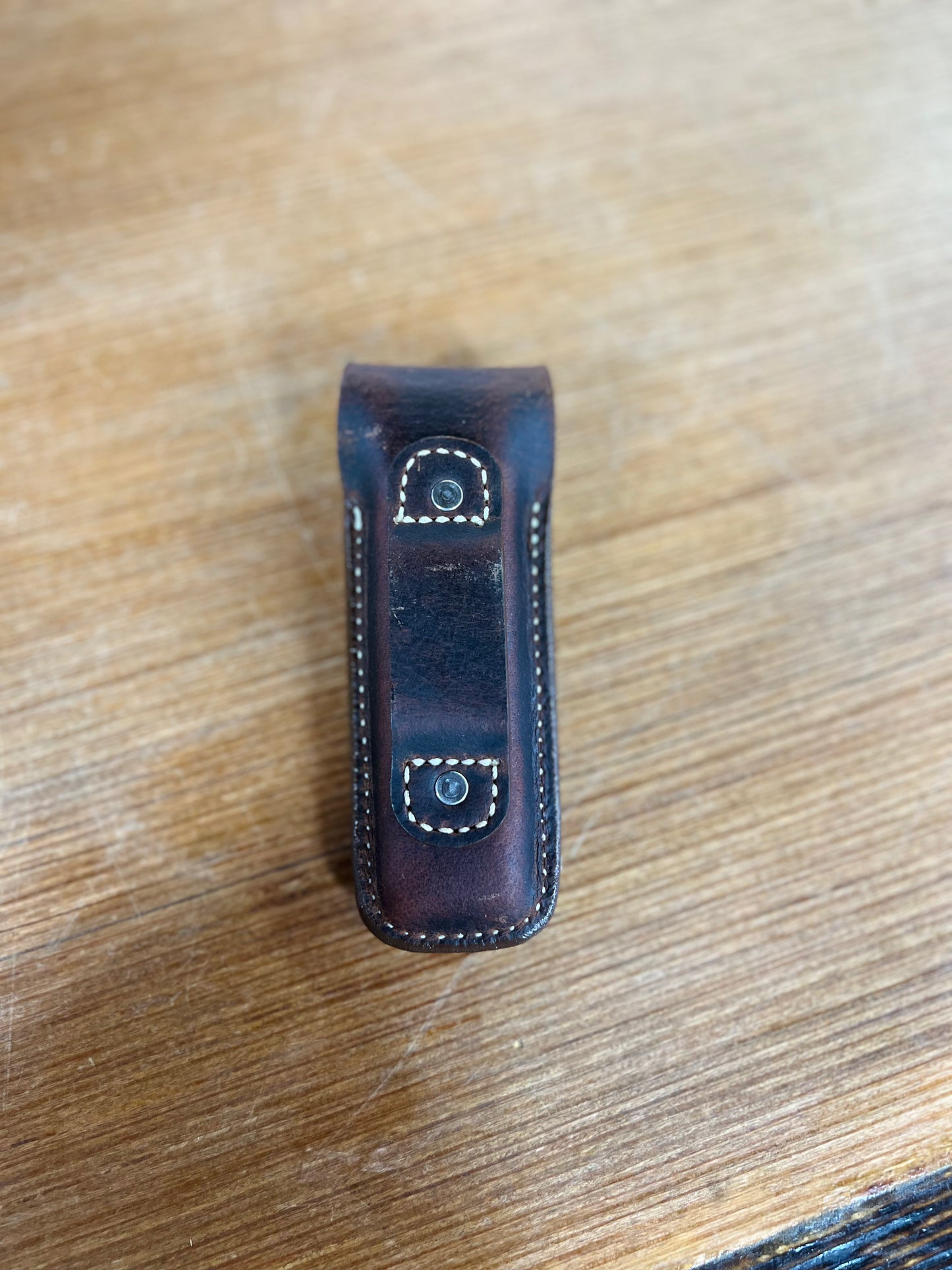 Buck 110 Genuine Leather Knife Case - Plain Design
