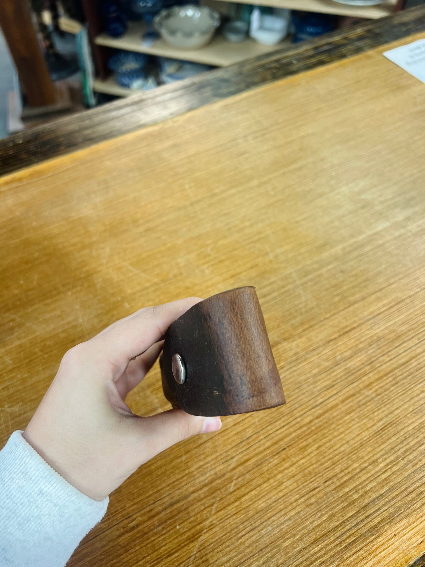 Buck 110 Genuine Leather Knife Case - Plain Design