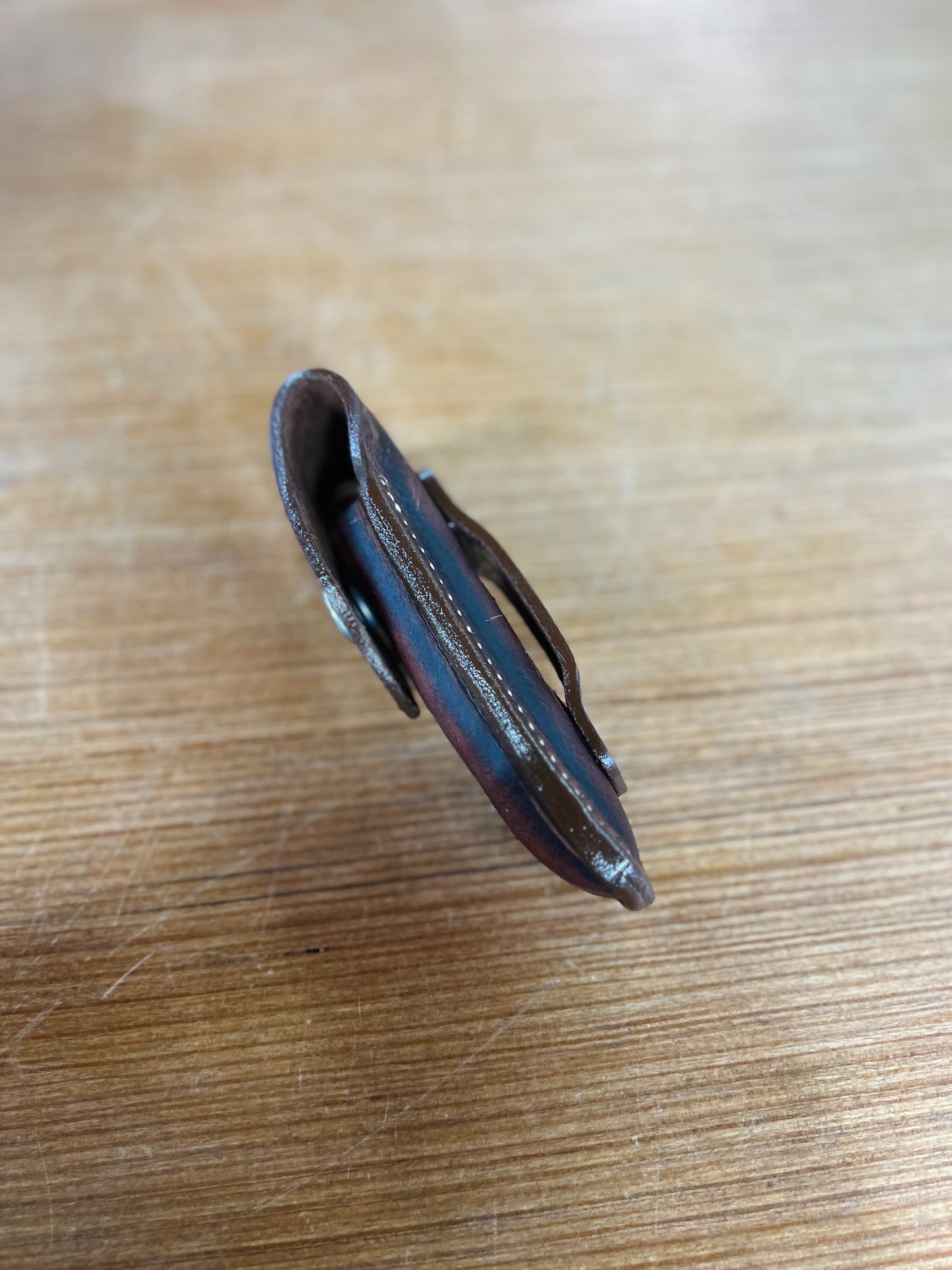 Buck 110 Tooled Genuine Leather Knife Case