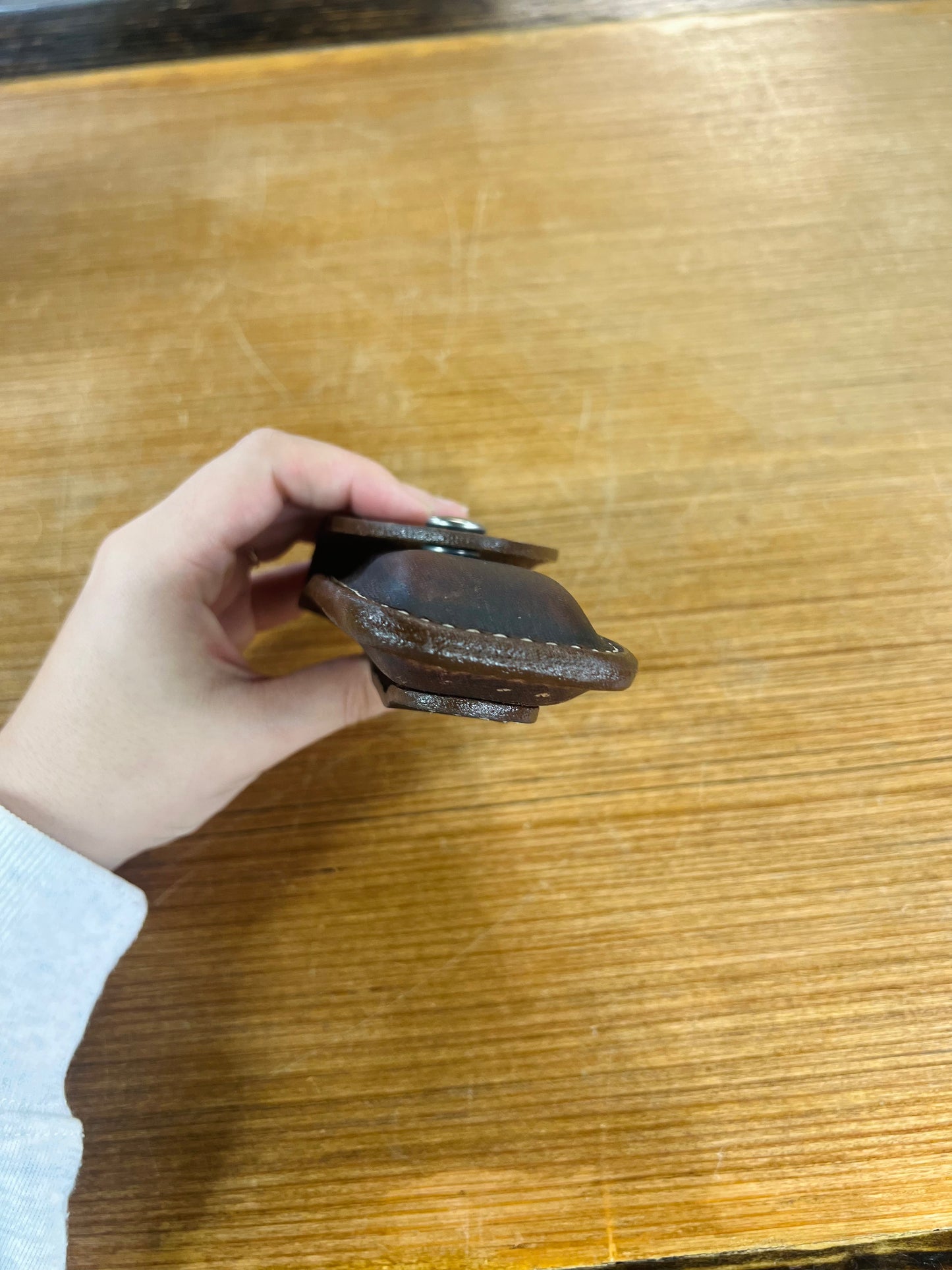 Genuine Tooled Leather Knife Case for Leatherman Wave - Local Amish Made