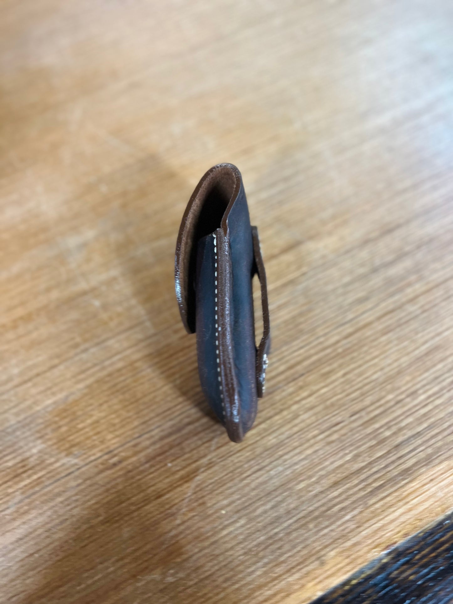 Genuine Tooled Leather Knife Case - Fits Leatherman Surge - Amish Made
