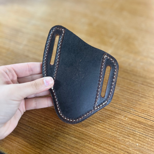 Genuine Leather Pancake Sheath - Large