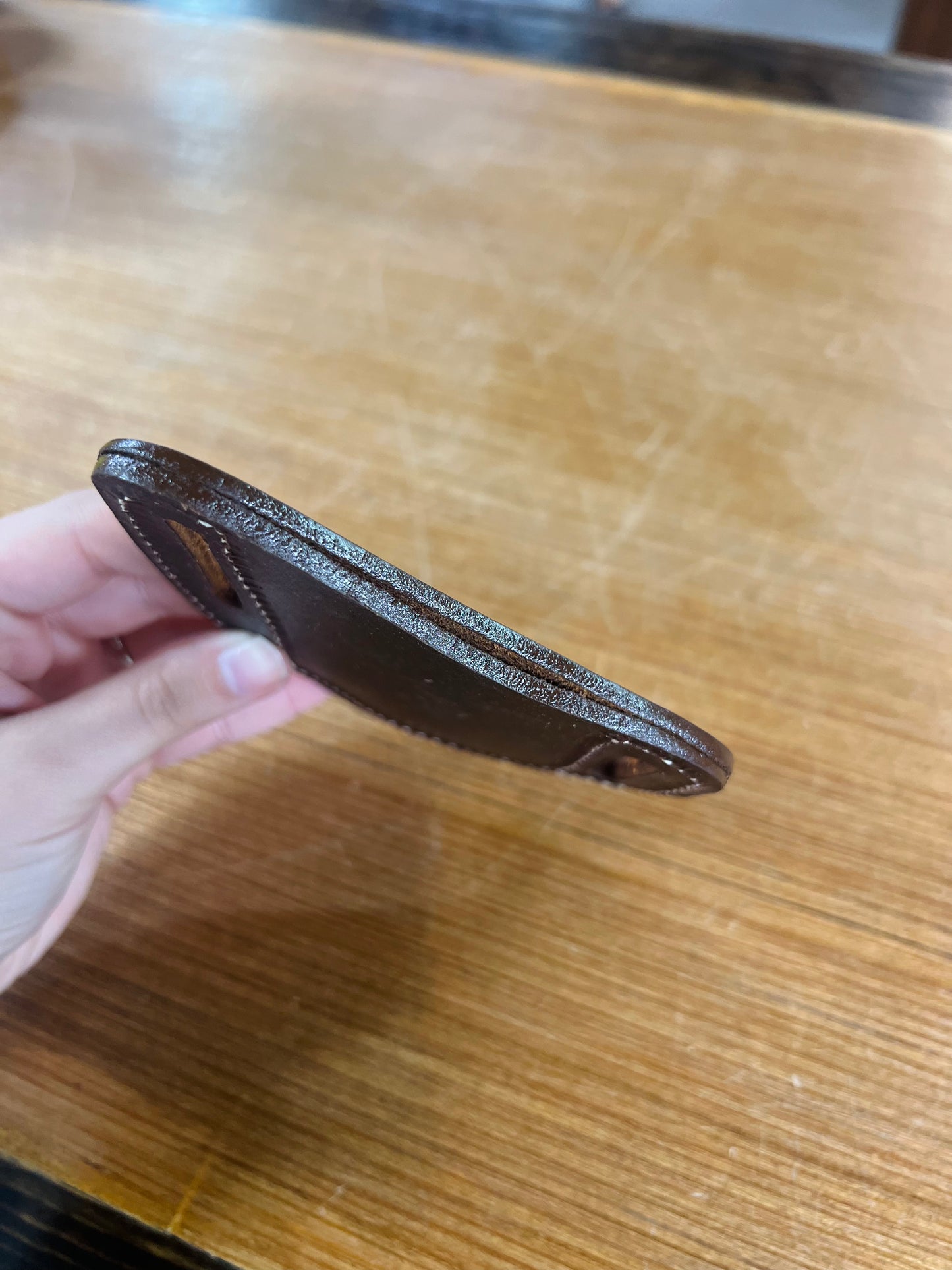 Genuine Leather Pancake Sheath - Large