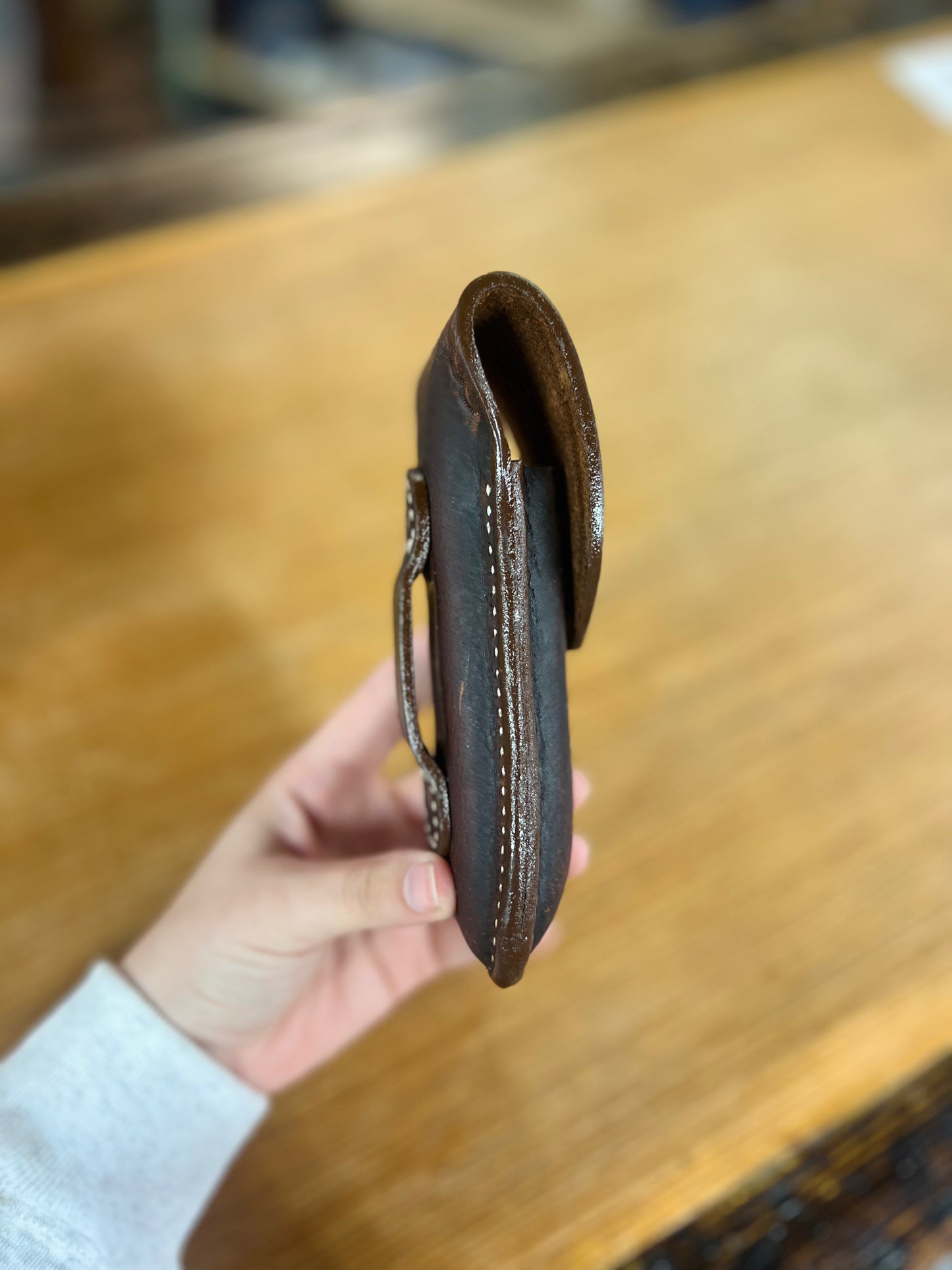 Genuine Leather Gerber 600 Knife Case - Local Amish Made