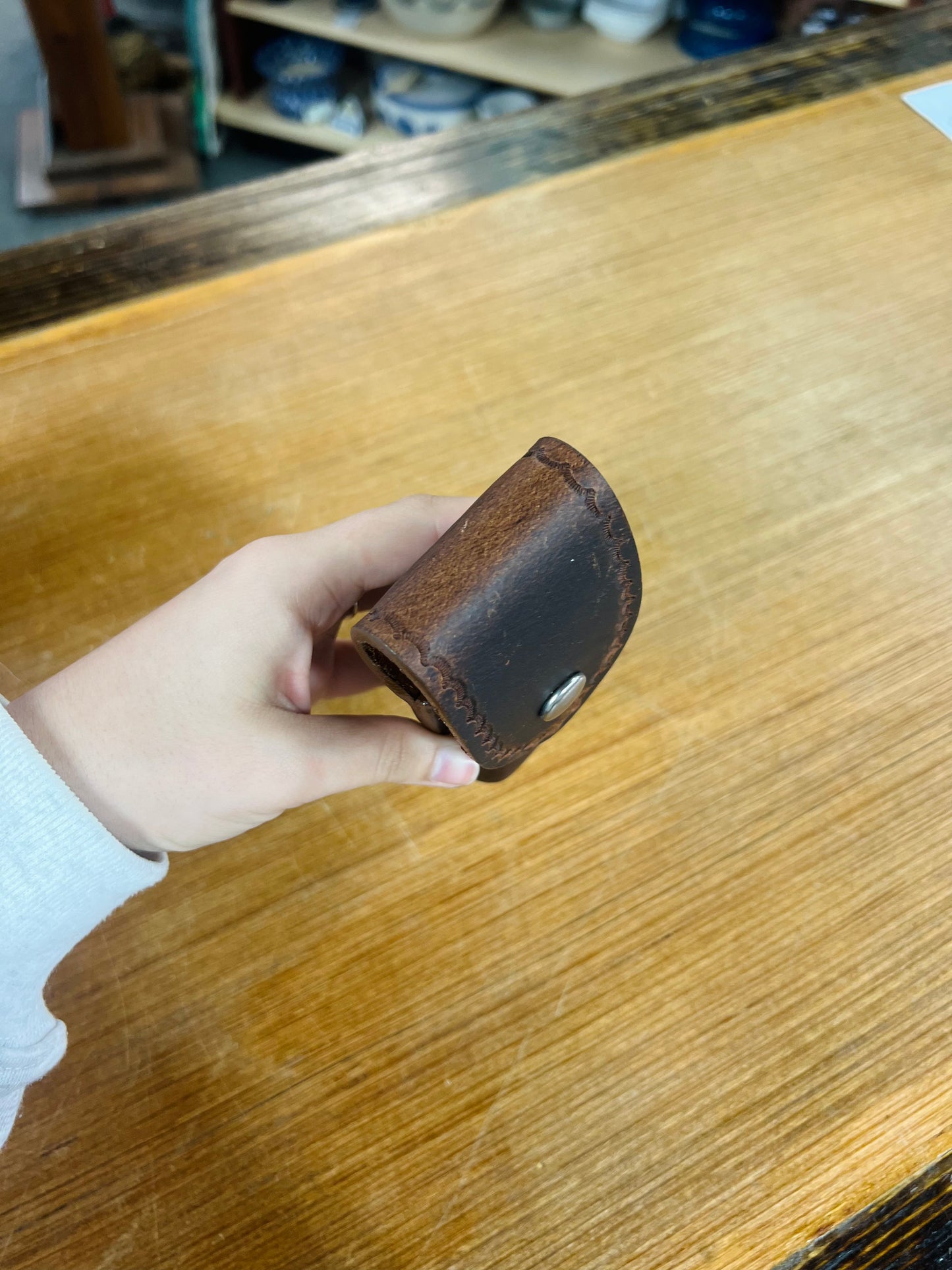 Genuine Leather Gerber 600 Knife Case - Local Amish Made