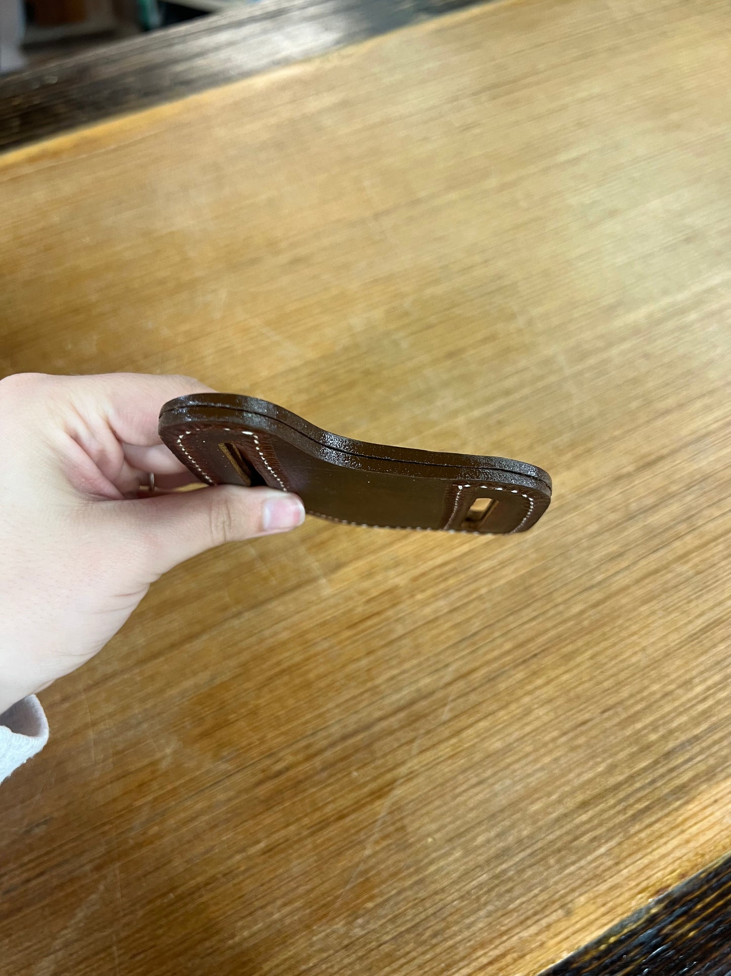 Genuine Leather Pancake Sheath - Medium
