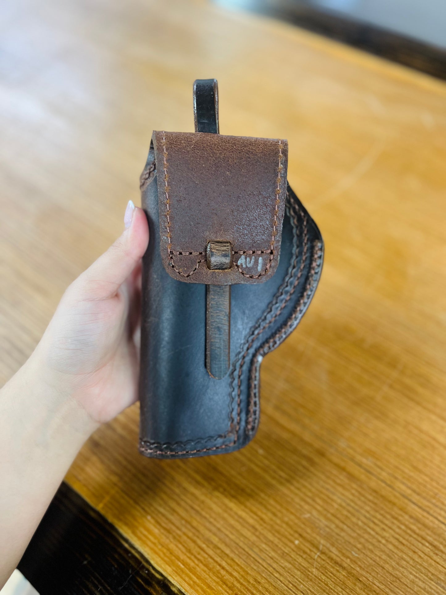 Genuine Leather Holster 6 1/4" - Local Amish Made
