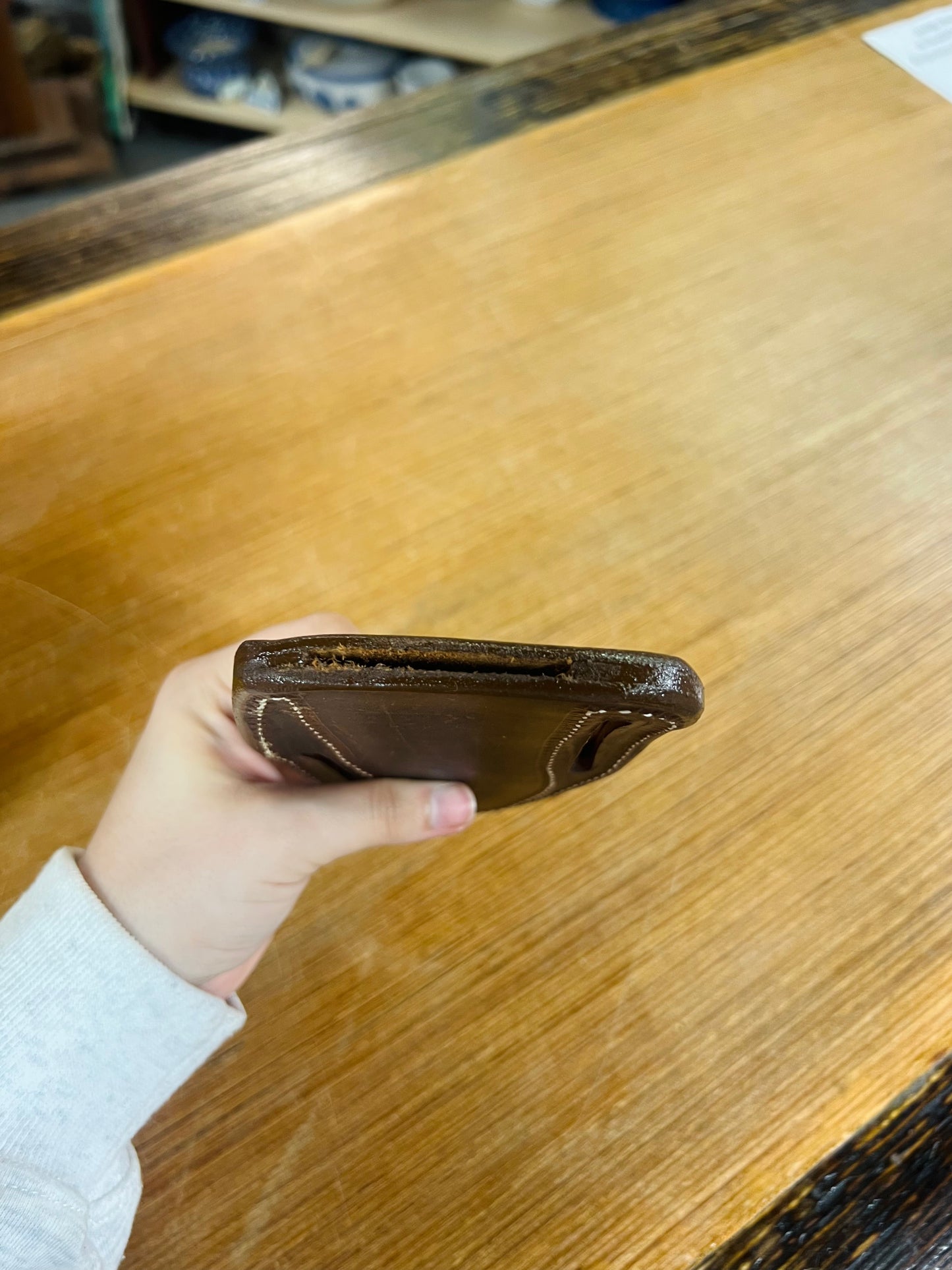 Genuine Leather Pancake Sheath for Fixed Blade Knife - Local Amish Made #6