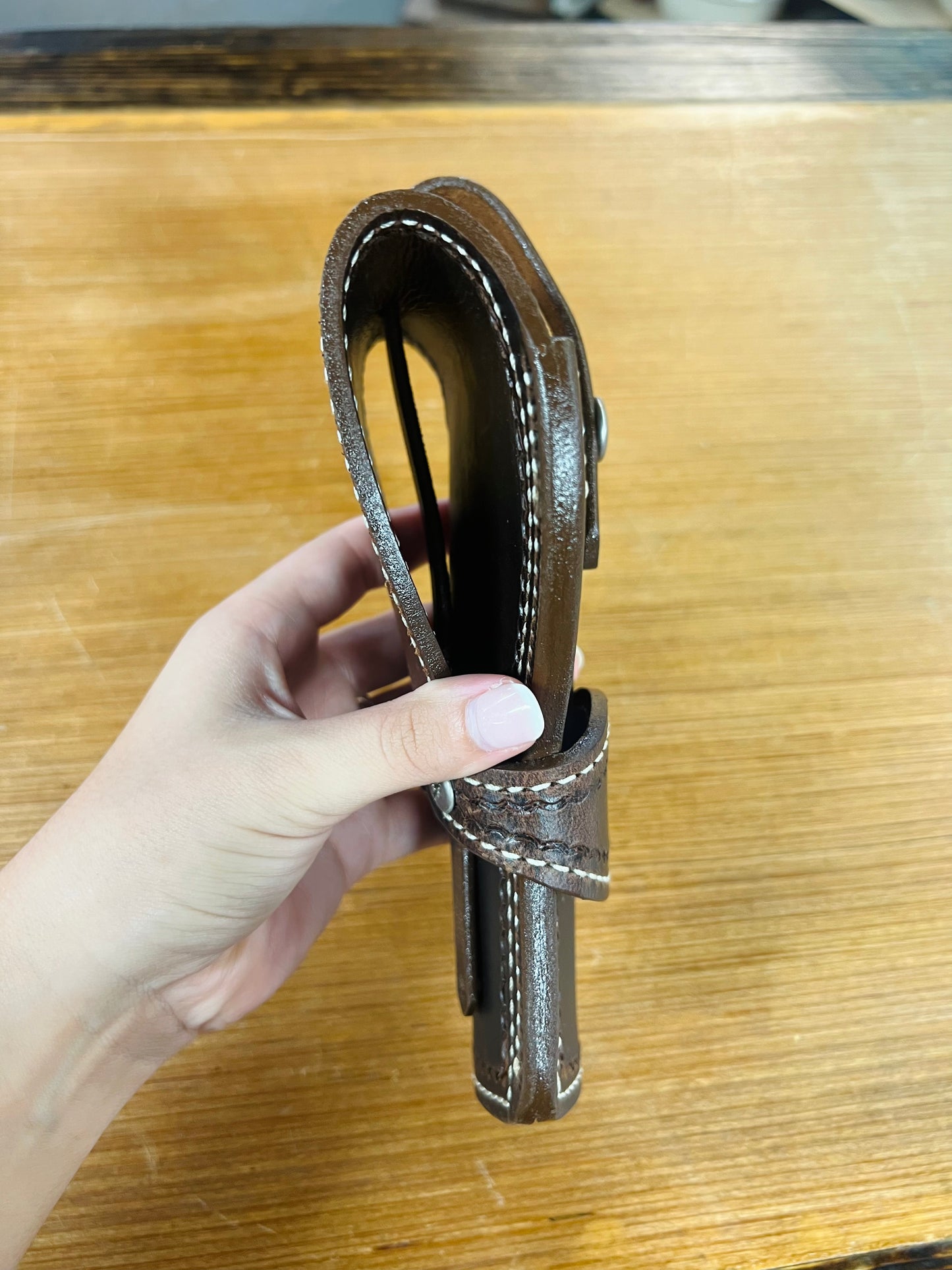 Genuine Leather Holster for Small to Medium Size Revolvers - Local Amish Made