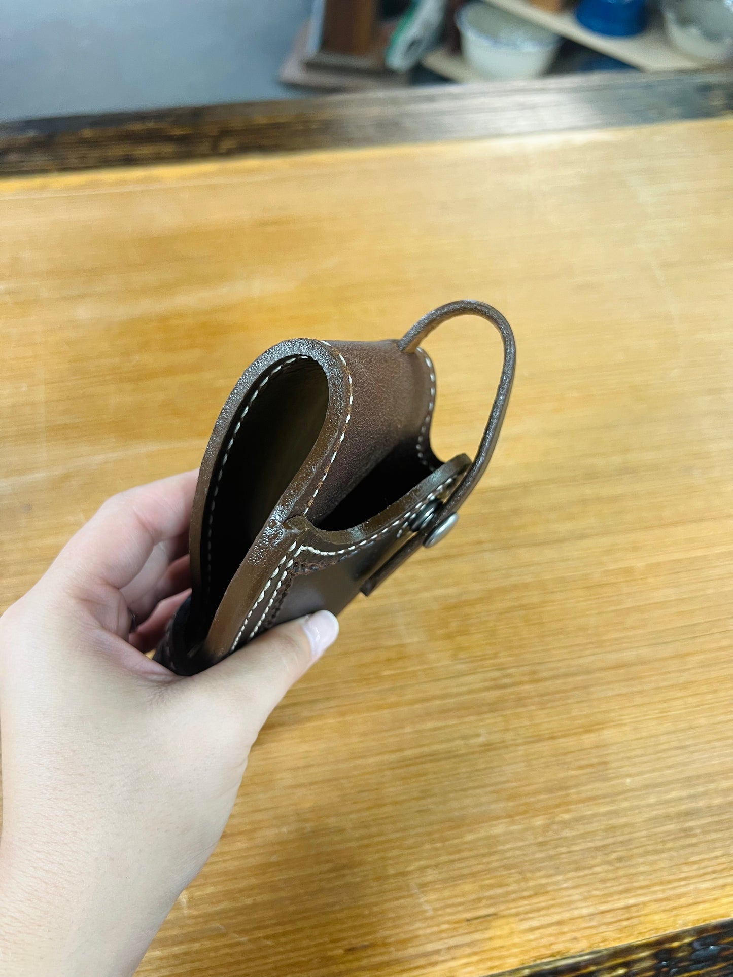 Genuine Leather Holster for Small to Medium Size Revolvers - Local Amish Made