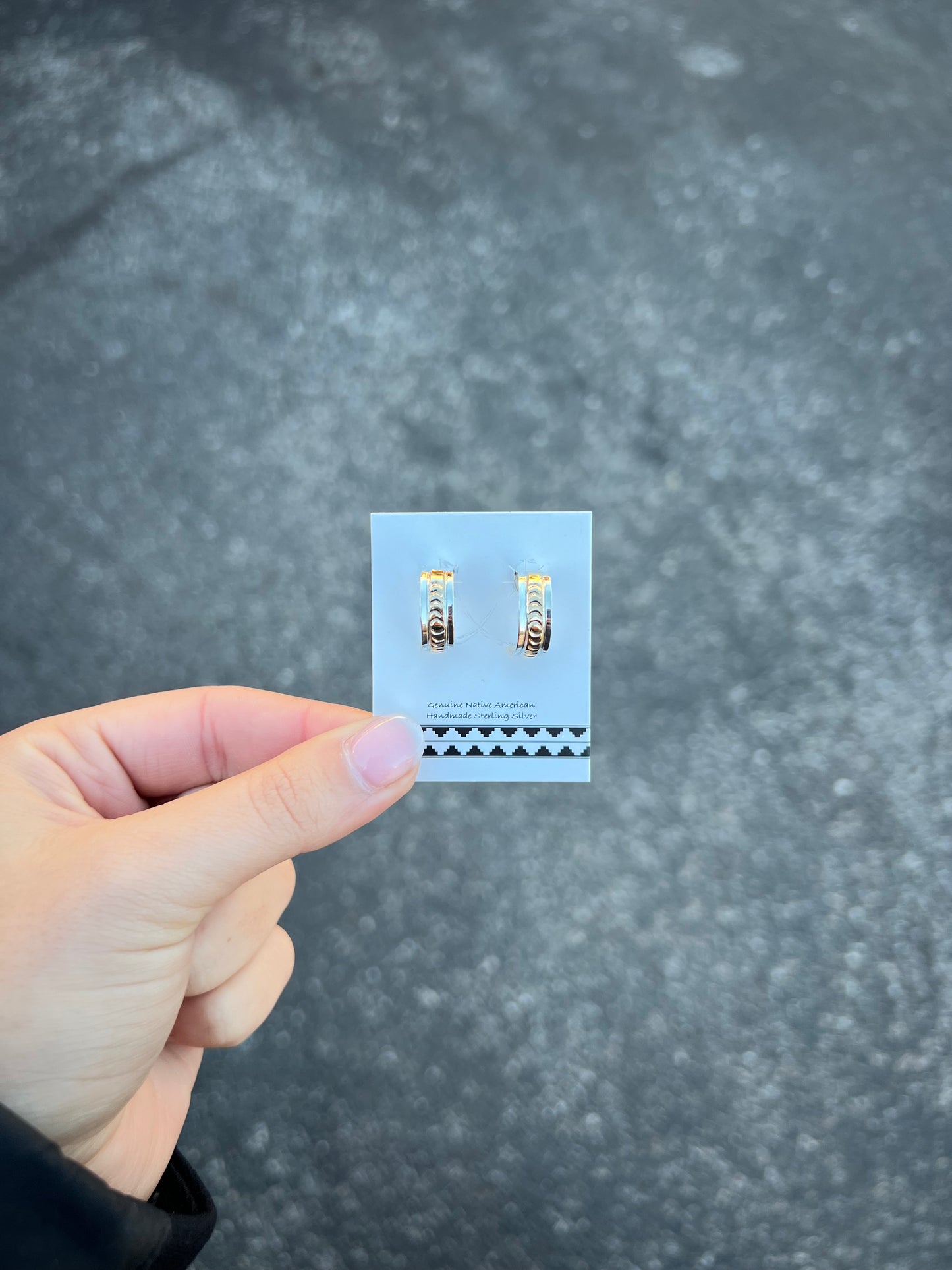 Sterling Silver & 14KT Gold Filled Hoop Earrings