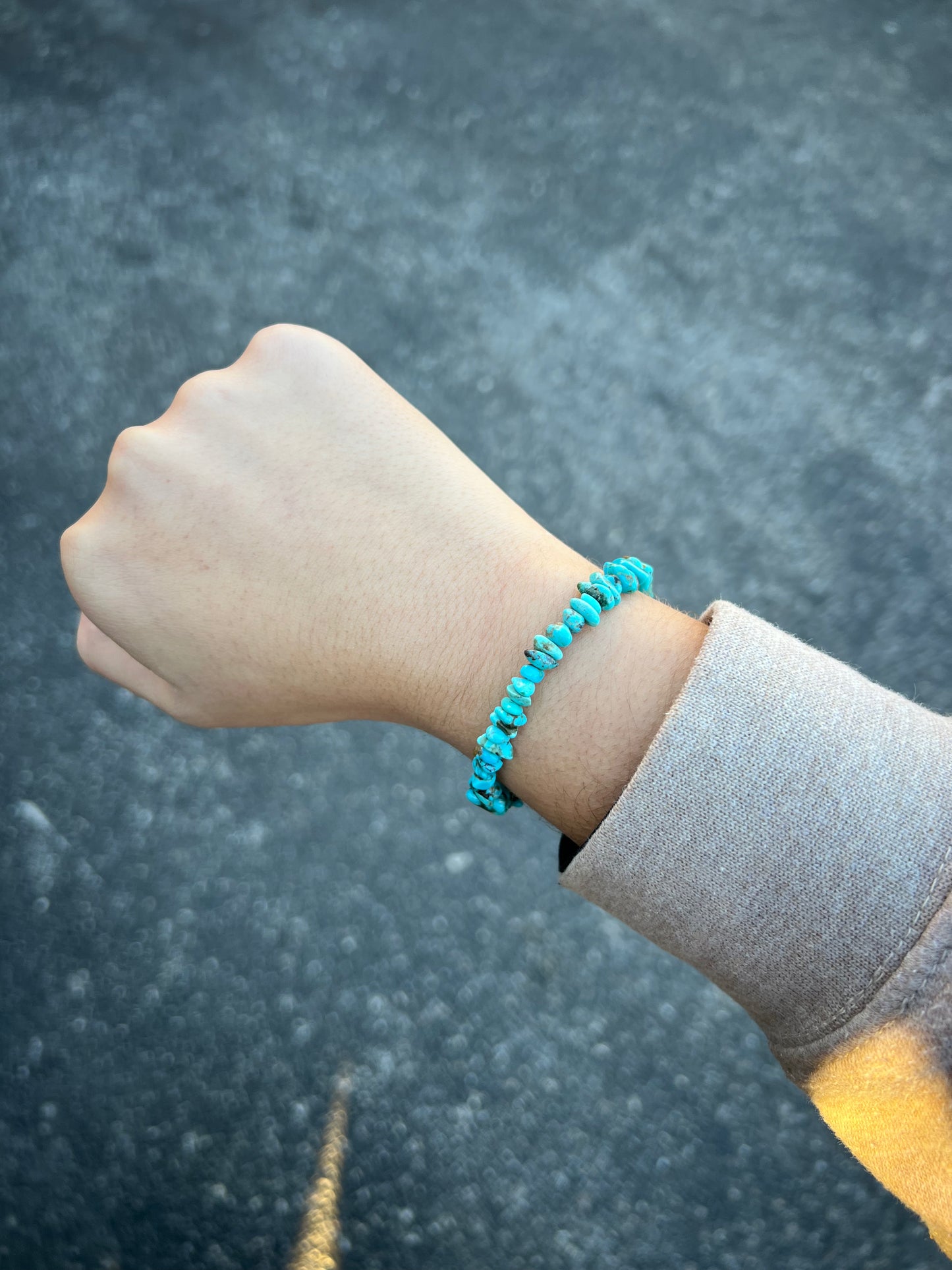 Genuine Turquoise Nugget Navajo Pearl Wrap Bracelet